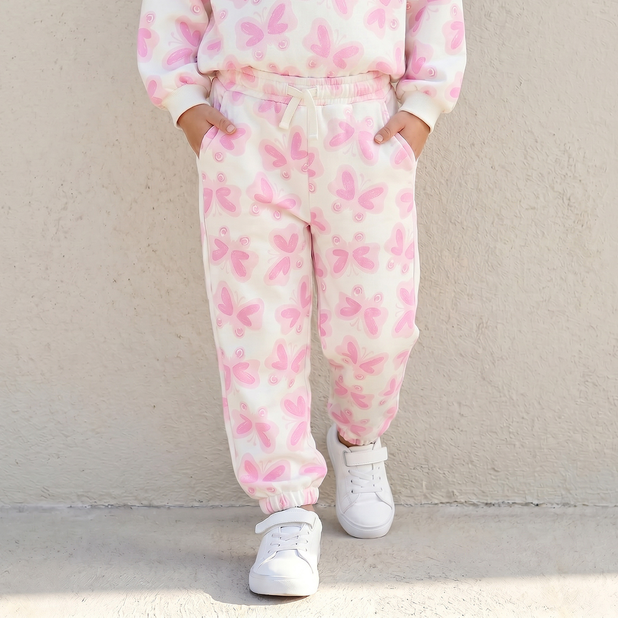Juniors Drawstring Waist Joggers with Pockets-baby-girls-clothing-bottoms-joggersandtrackpants-image-1