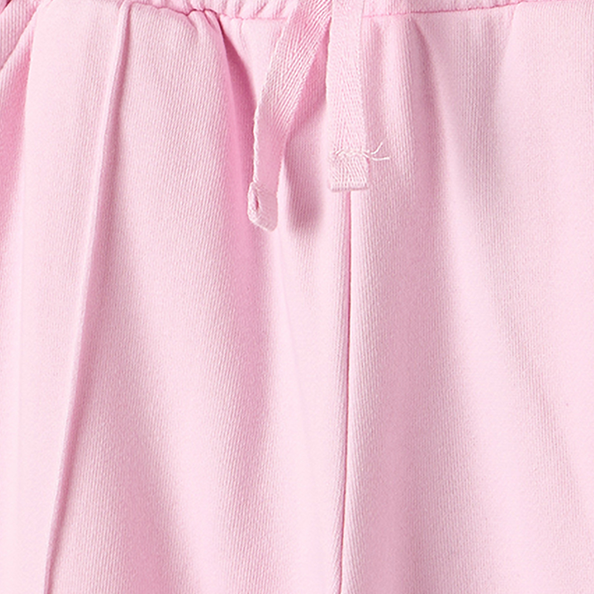 بنطلون رياضي واسع الساقين بخصر مطاطي وألواح ورباط قابل للتعديل من جونيورز-baby-girls-clothing-bottoms-joggersandtrackpants-image-4