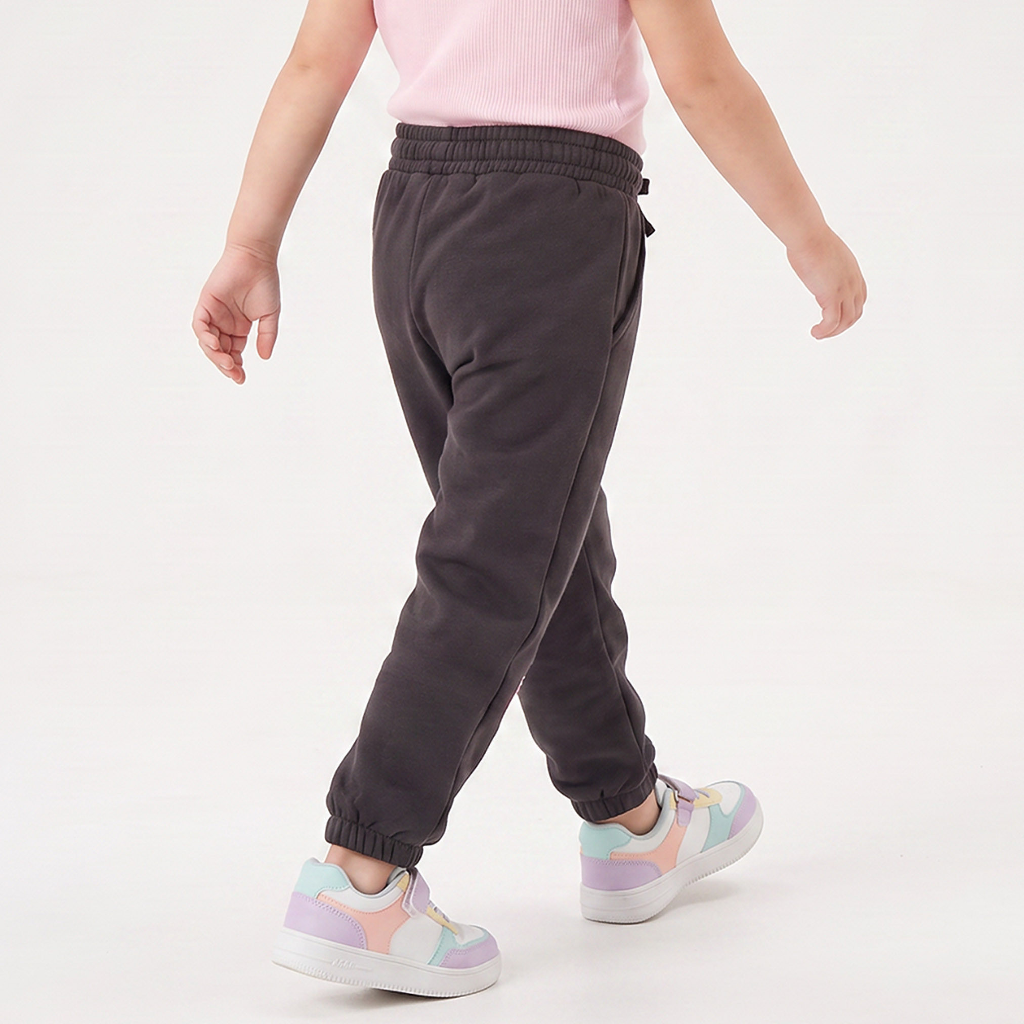 Juniors Elasticated Waist Joggers with Capybara Print-baby-girls-clothing-bottoms-joggersandtrackpants-image-2