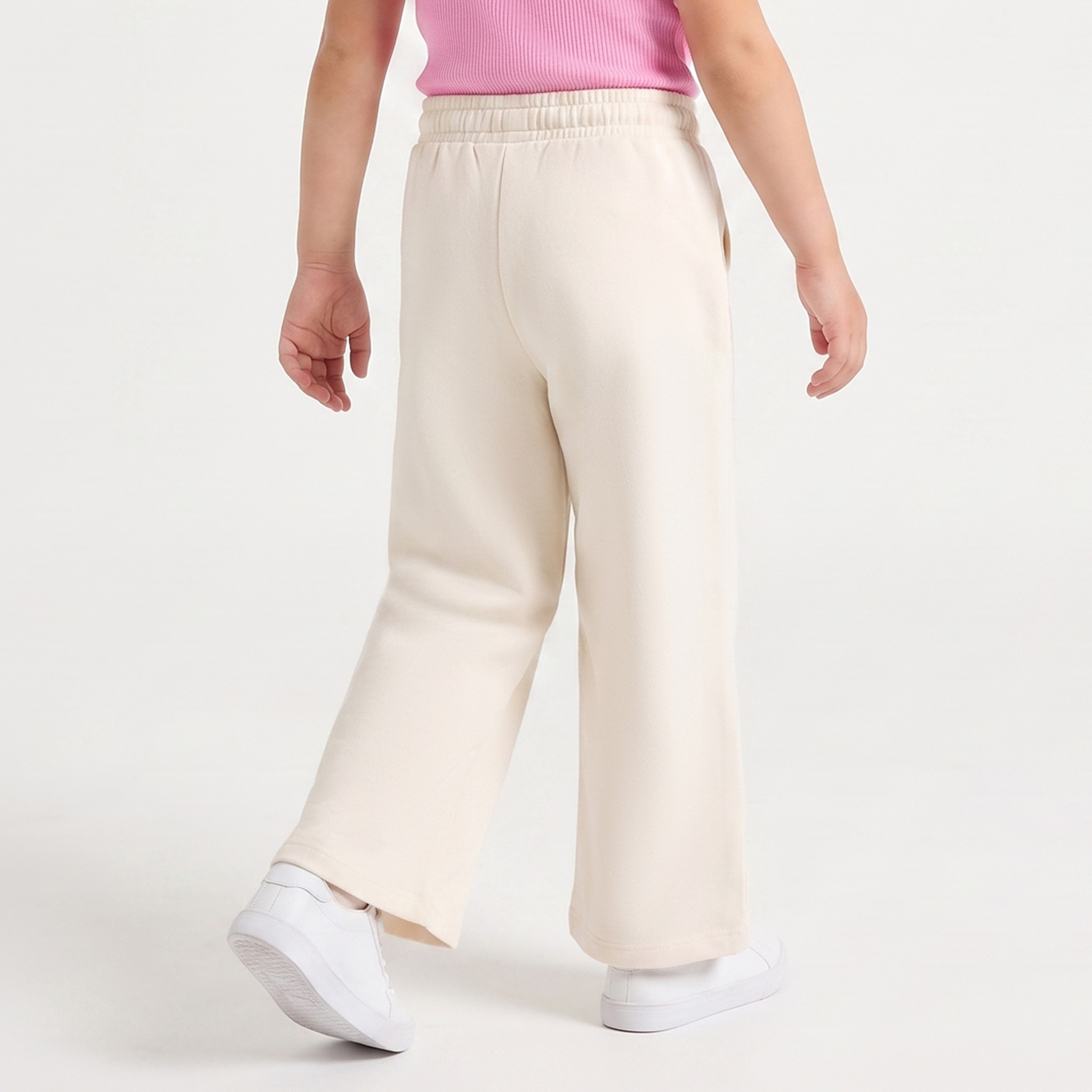 Juniors Elasticated Drawstring Waist Track Pants with Pockets-baby-girls-clothing-bottoms-joggersandtrackpants-image-3
