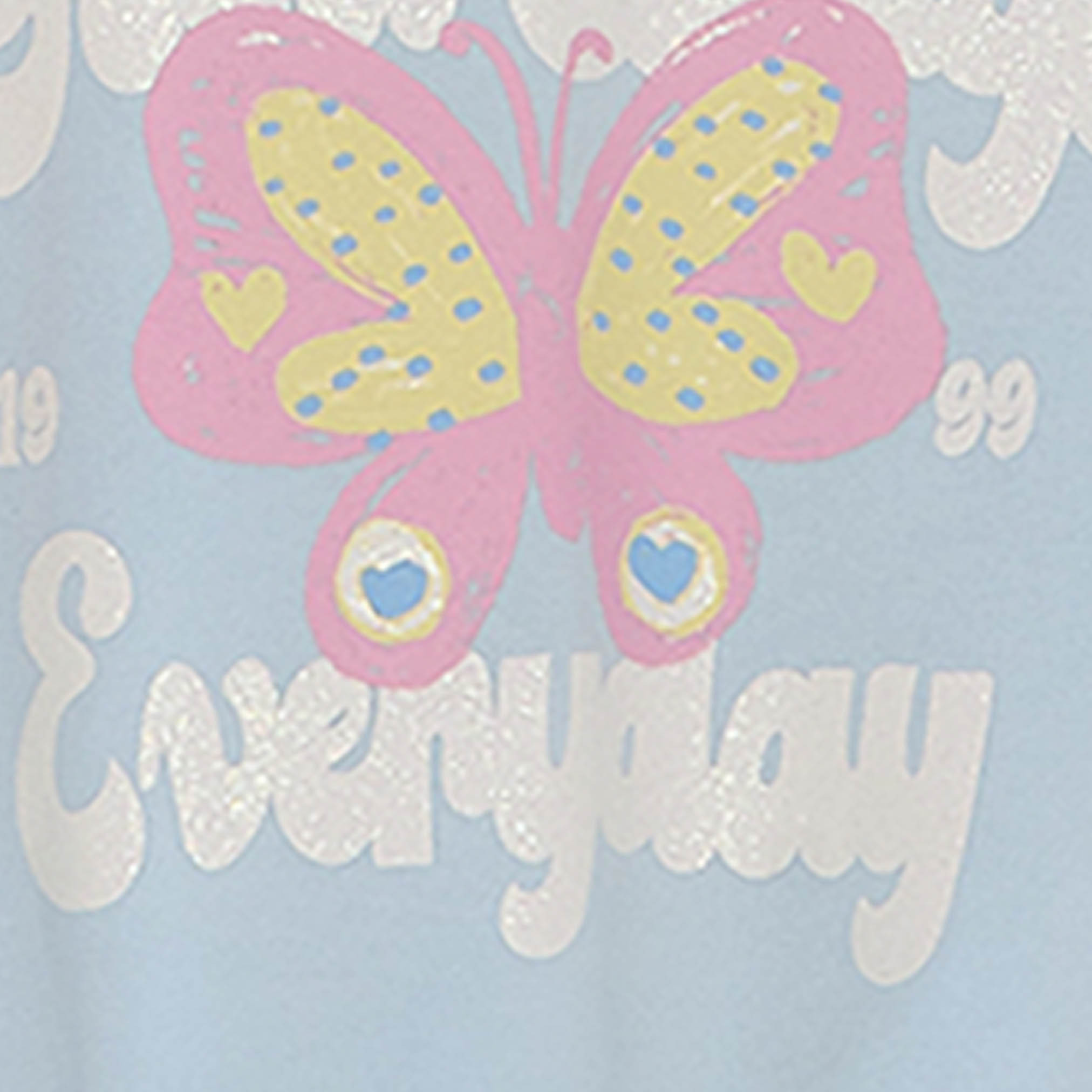 Juniors Butterfly Print Sweatshirt with Long Sleeves-girls-clothing-sweatshirts-image-4