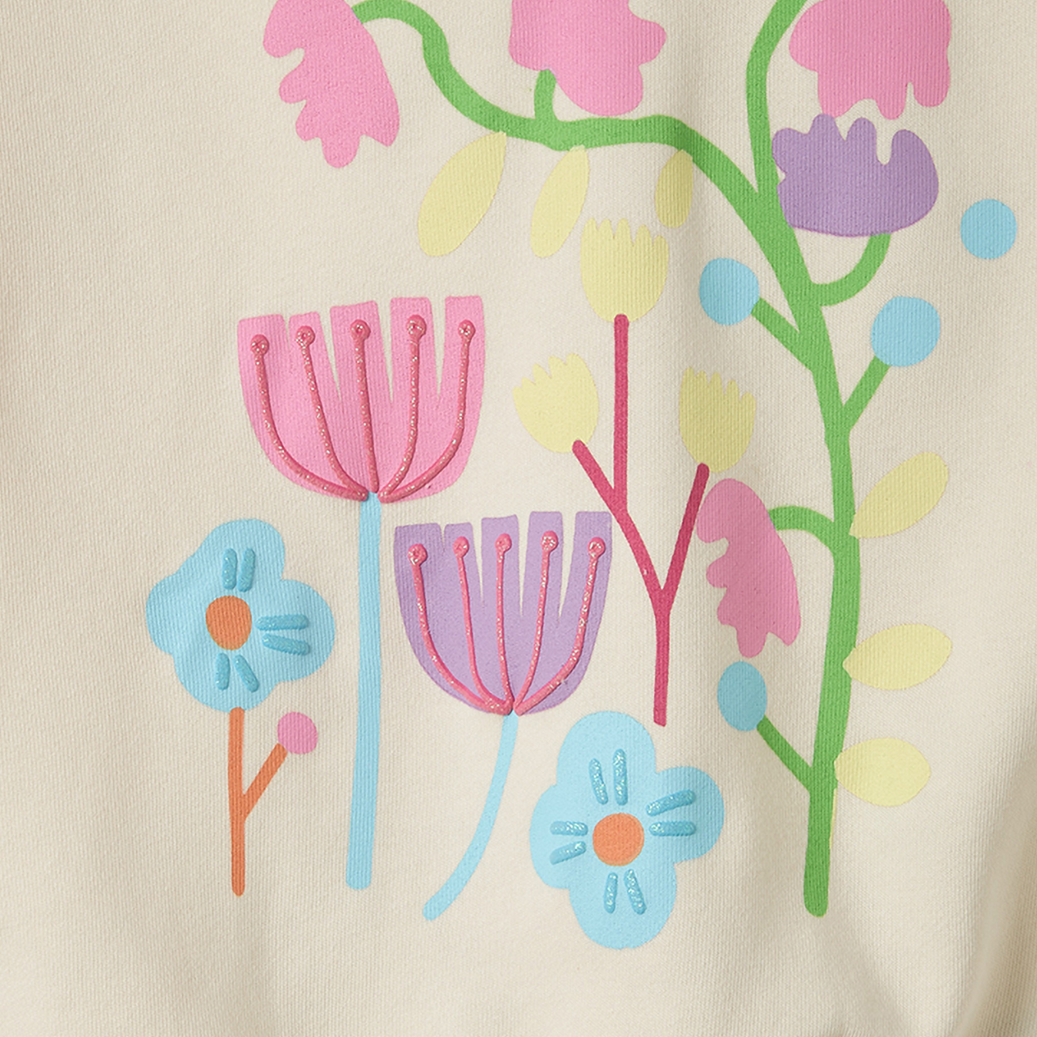 Juniors Hooded Sweatshirt with Floral Print-girls-clothing-sweatshirts-image-4