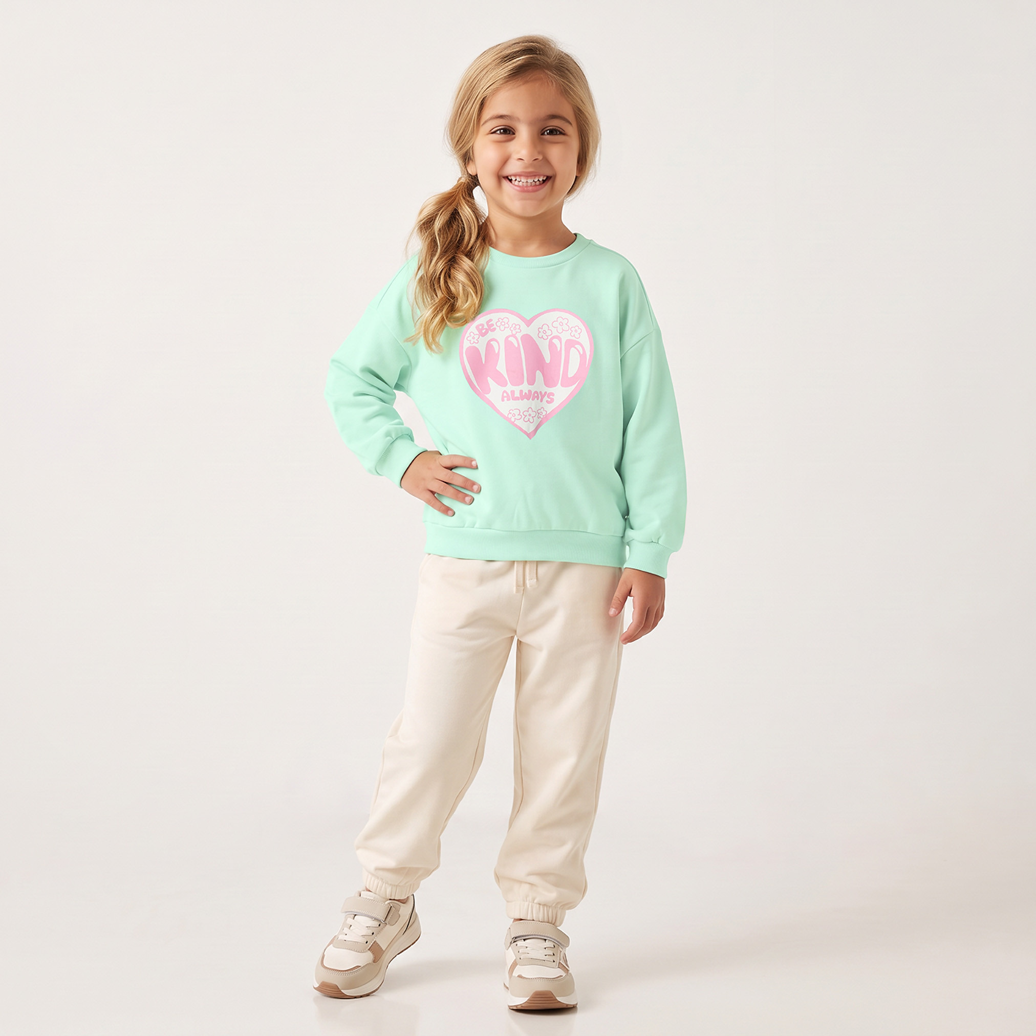 سويت شيرت بأكمام طويلة وطبعات من جونيورز-girls-clothing-sweatshirts-image-2