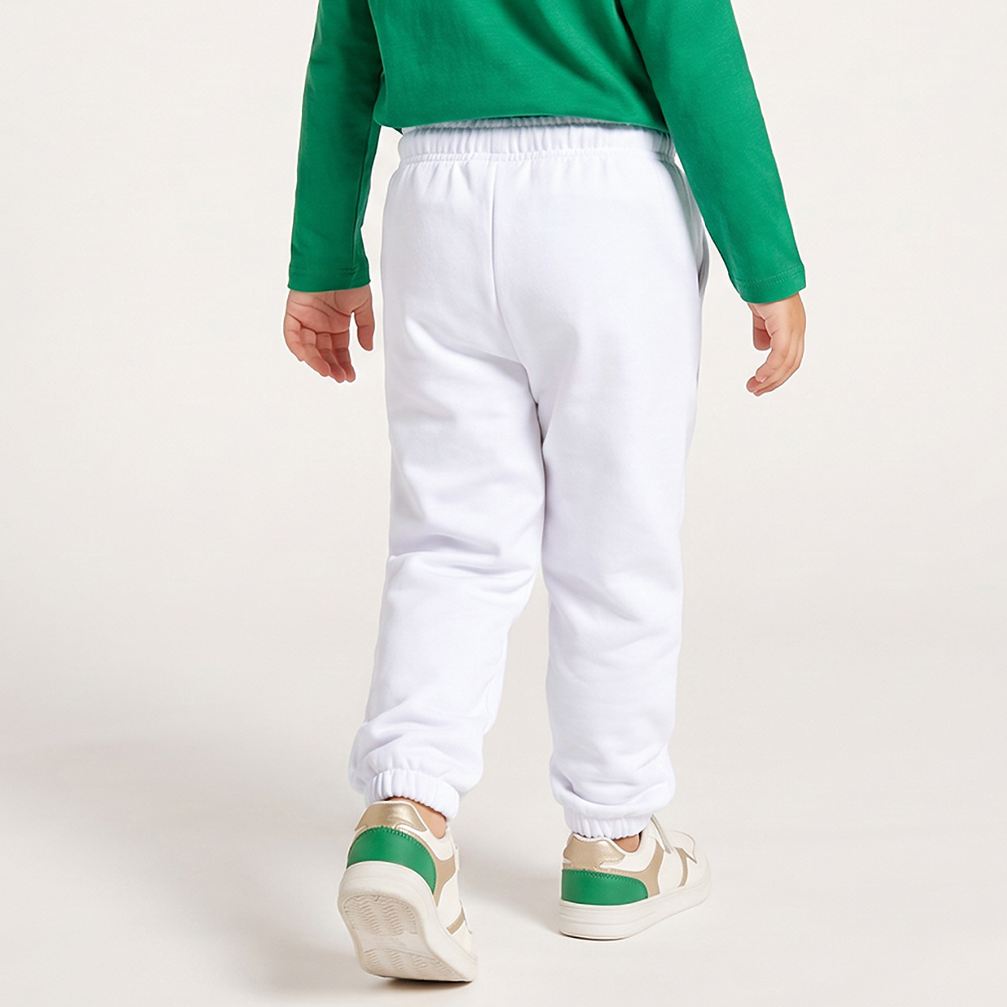 Juniors Elasticated Drawstring Waist Joggers with UAE National Day Print-baby-girls-clothing-bottoms-joggersandtrackpants-image-3