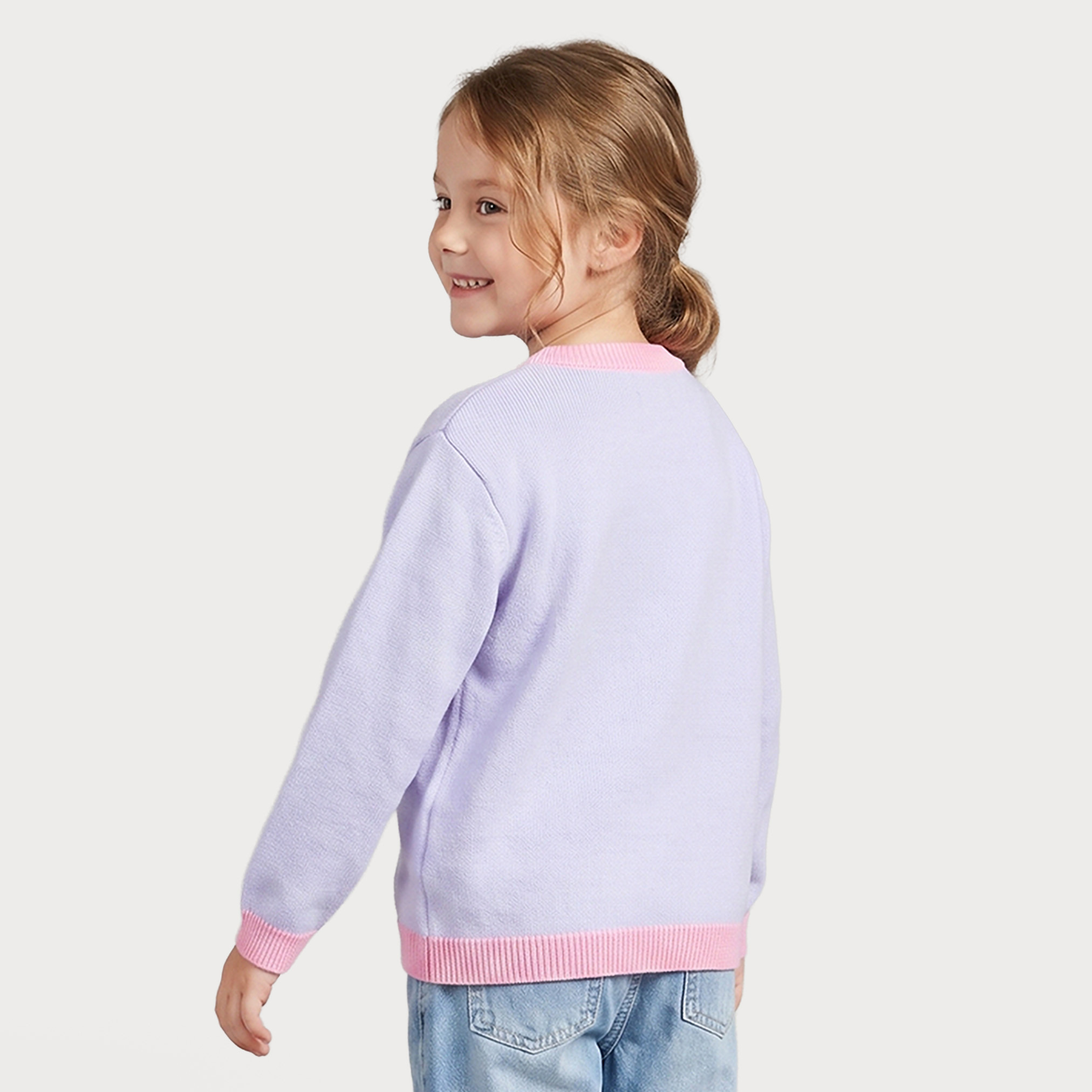 Juniors Sequin Cat Sweater with Long Sleeves-girls-clothing-jumpersandcardigans-image-3