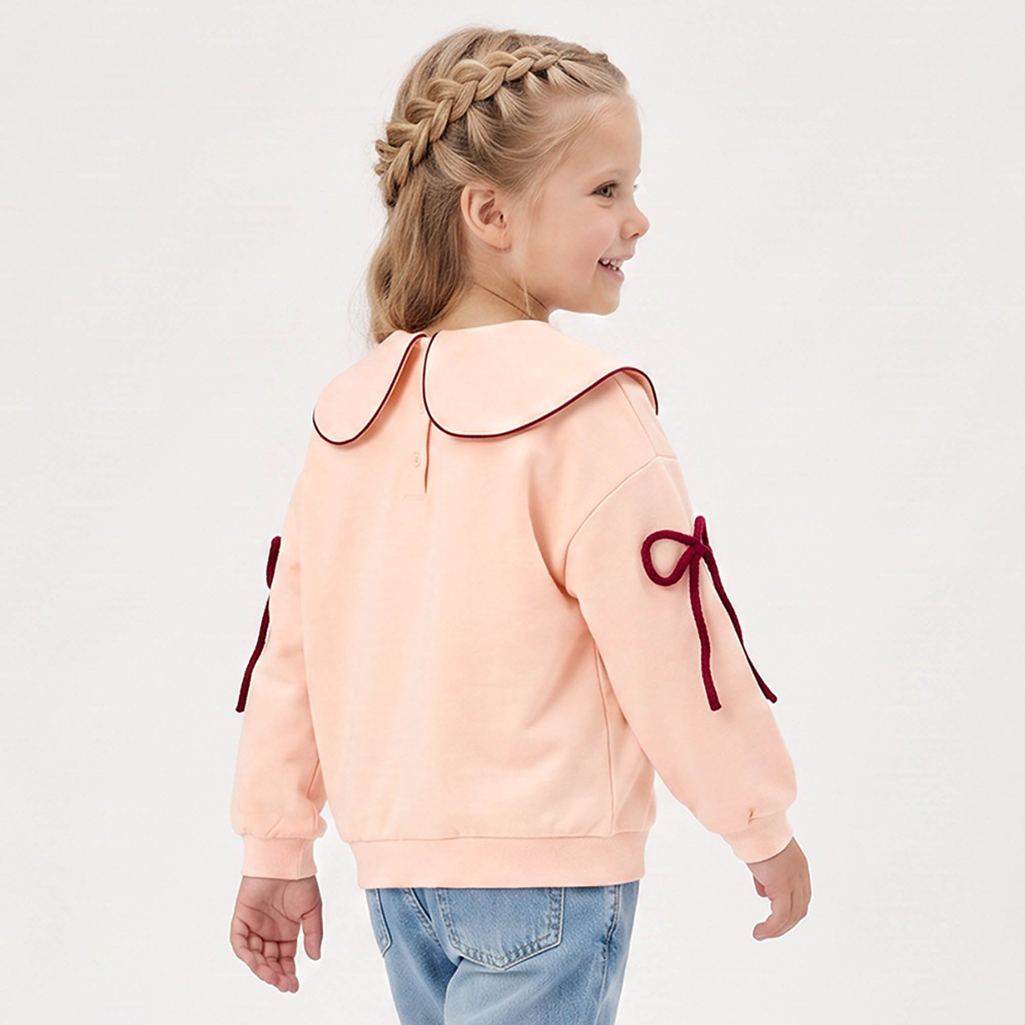 سويت شيرت بأكمام طويلة وفيونكة من جونيورز-girls-clothing-sweatshirts-image-3