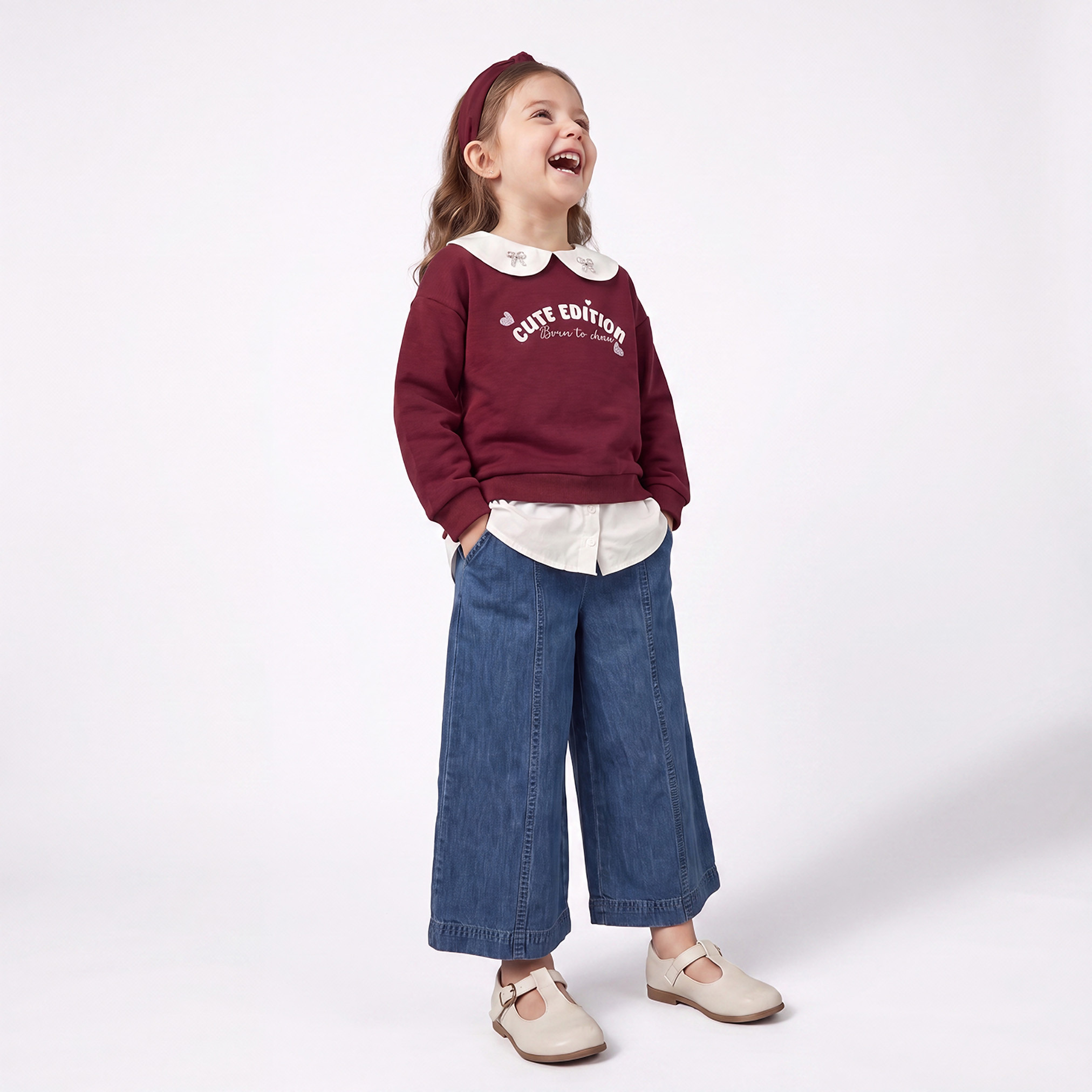 سويت شيرت توفر بأكمام طويلة وطبعات من جونيورز-girls-clothing-sweatshirts-image-2