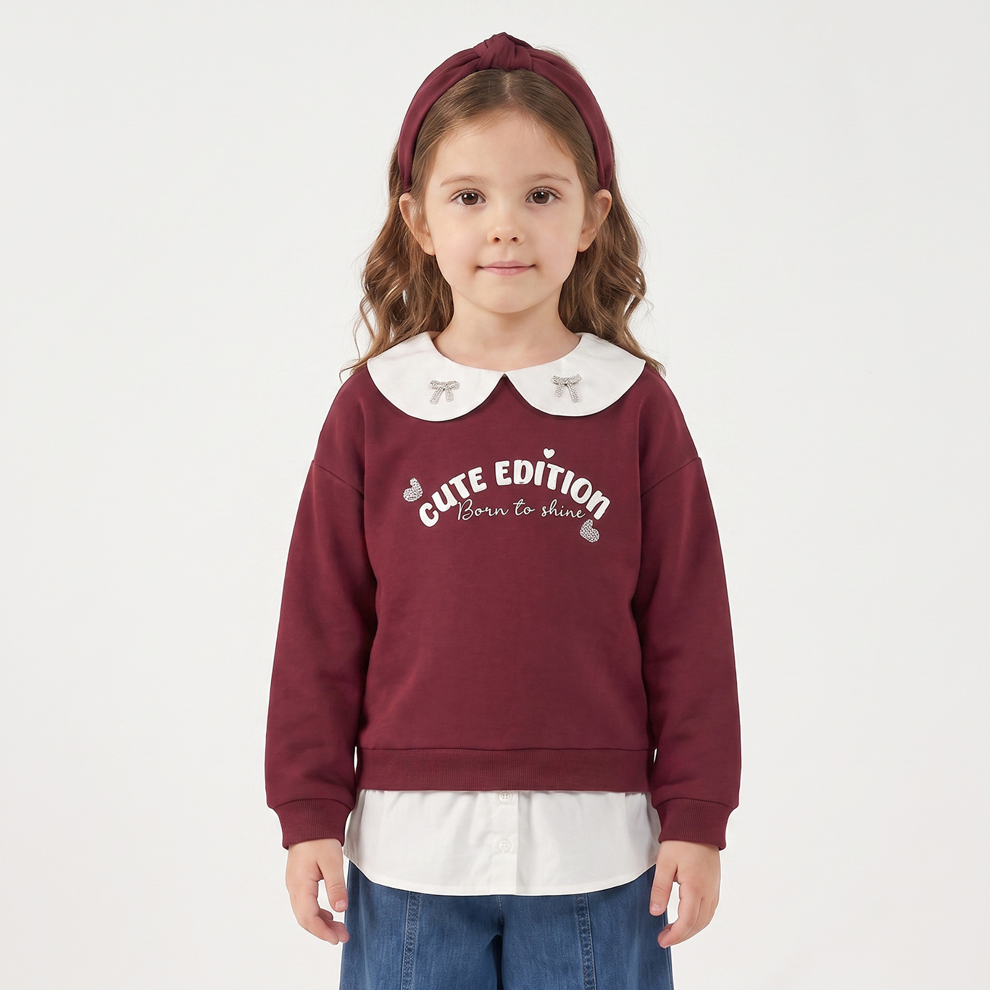 سويت شيرت توفر بأكمام طويلة وطبعات من جونيورز-girls-clothing-sweatshirts-image-5