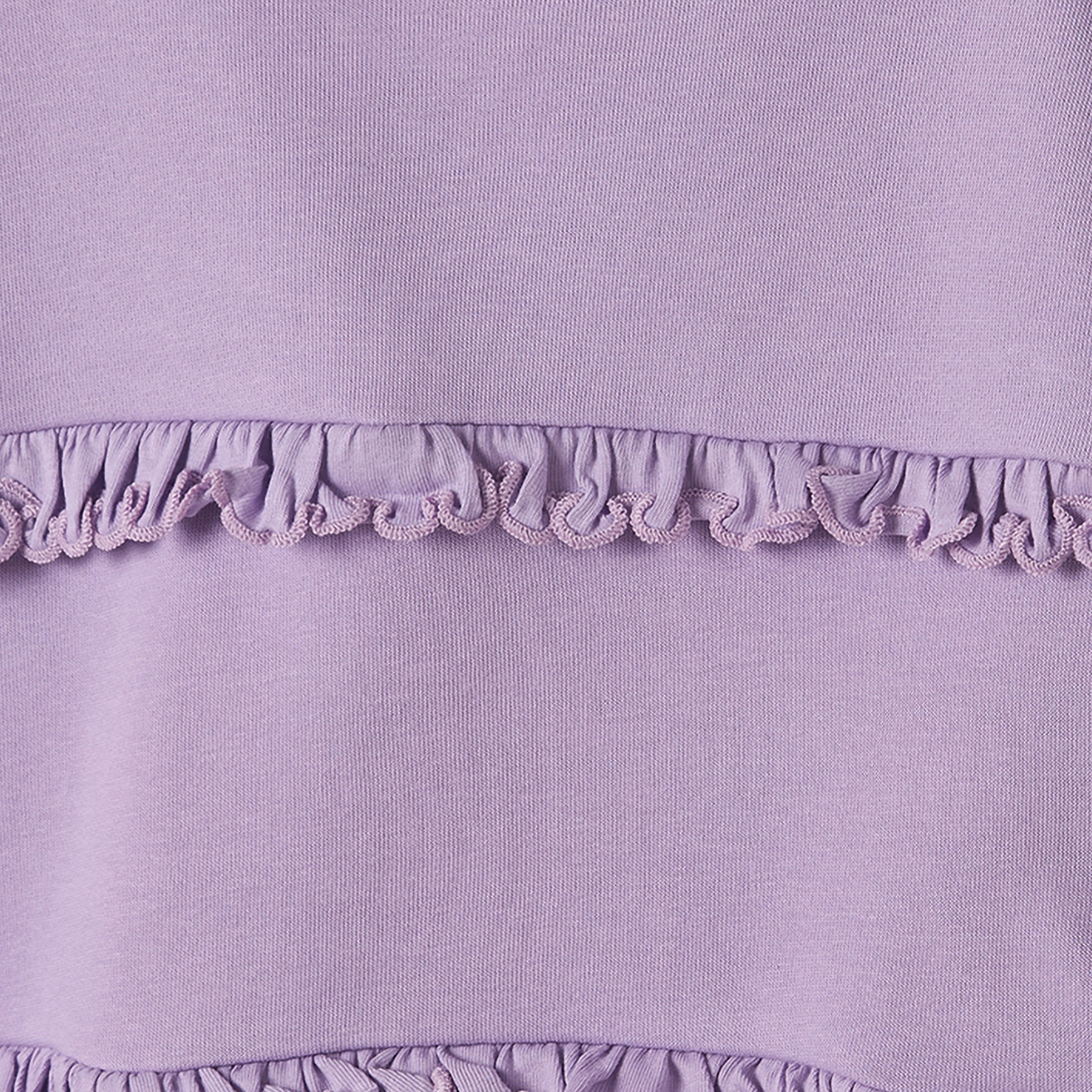 Juniors Ruffle Detail Sweatshirt with Long Sleeves-girls-clothing-sweatshirts-image-4