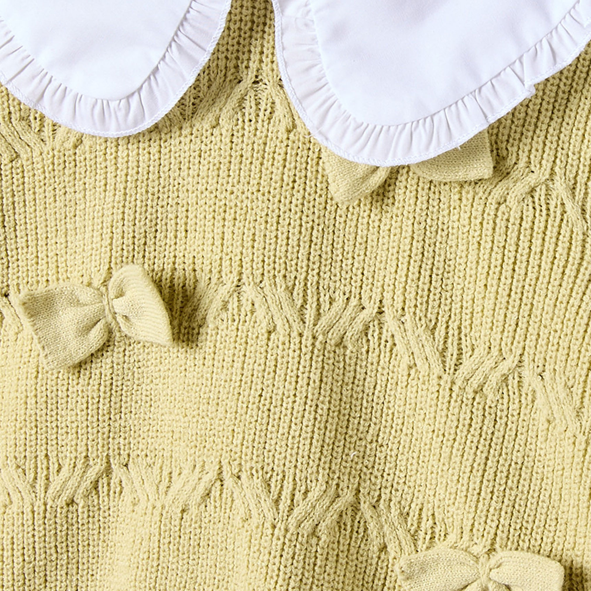 Juniors Peter Pan Collar Long Sleeves Top and Pants Set with Floral Applique-baby-girls-clothing-setsandcoords-image-5