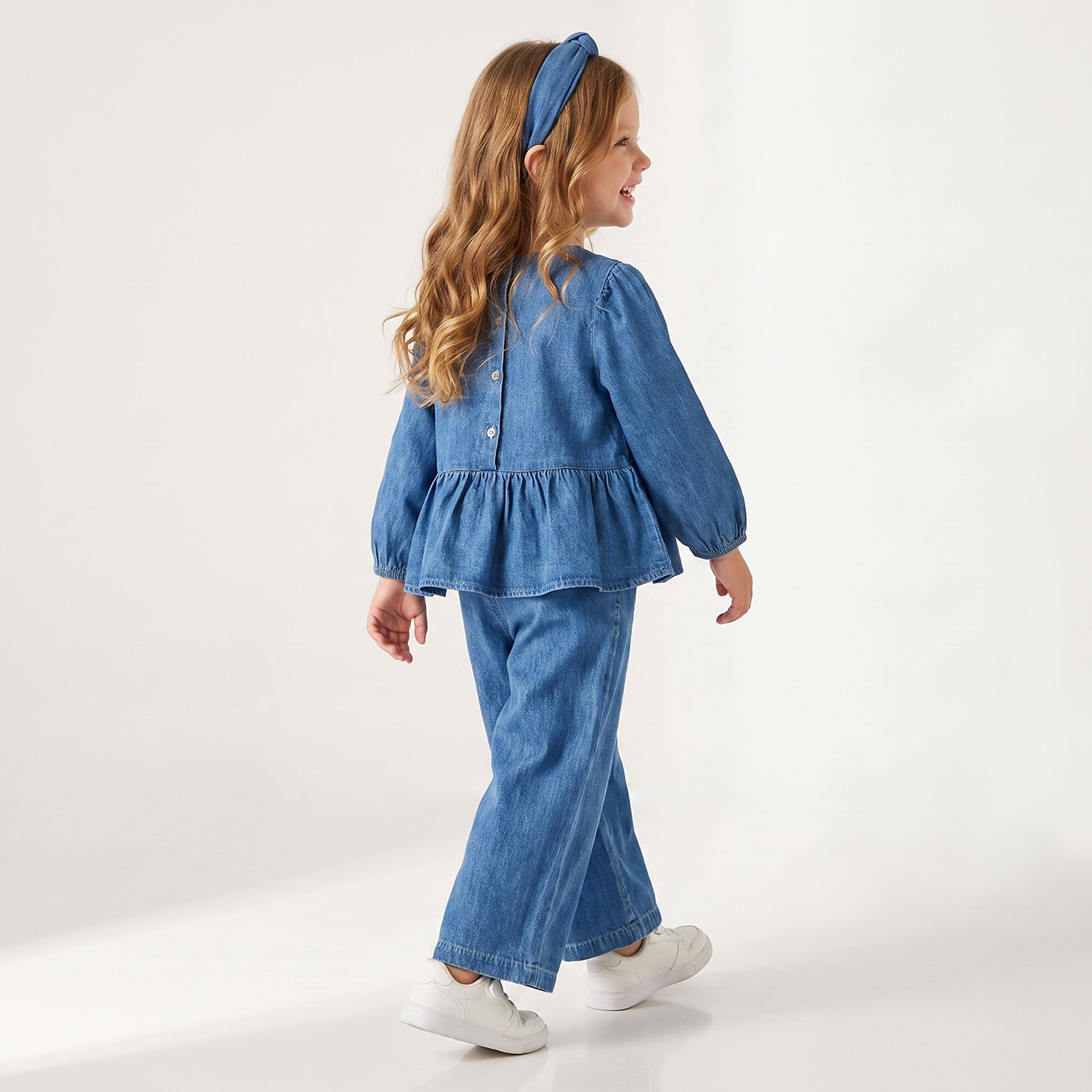 Juniors Round Neck Long Sleeves Top and Pants Set with Bow Accent-baby-girls-clothing-setsandcoords-image-4