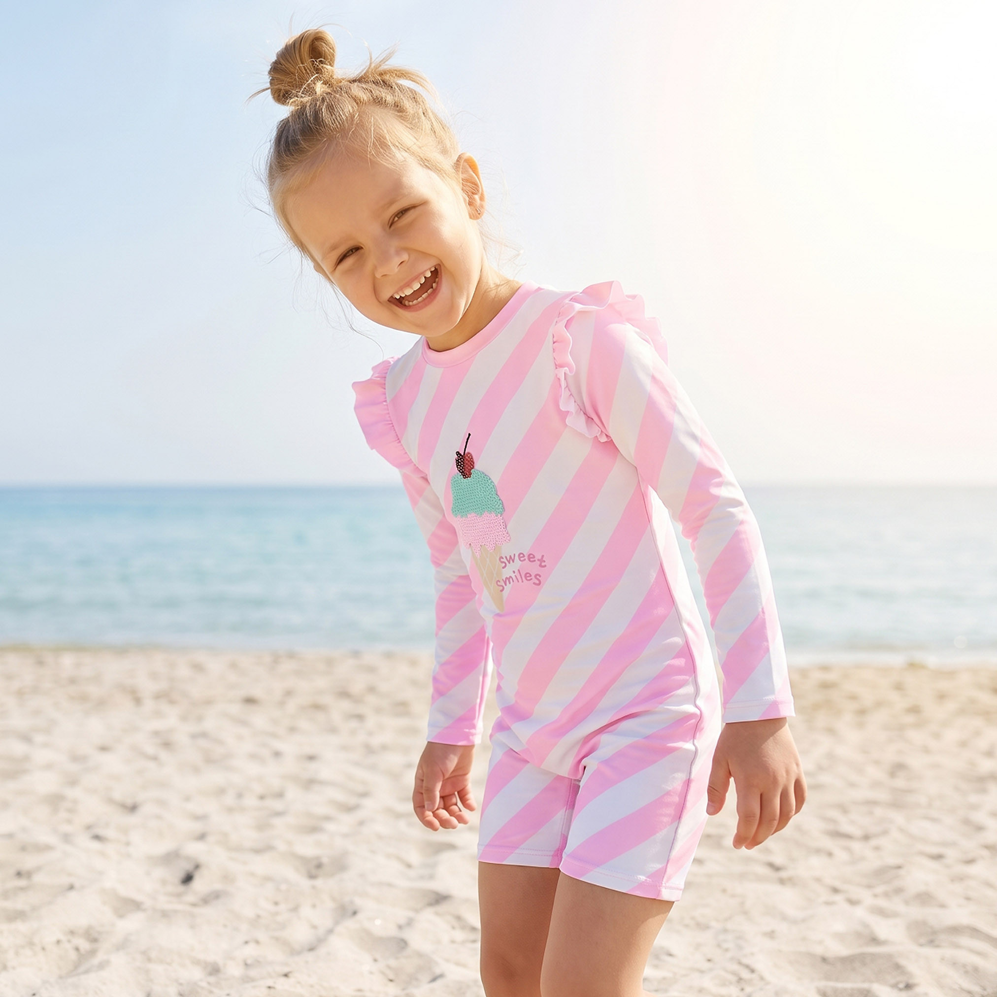 Juniors Girls Striped Swimsuit-baby-girls-clothing-swimwear-image-5