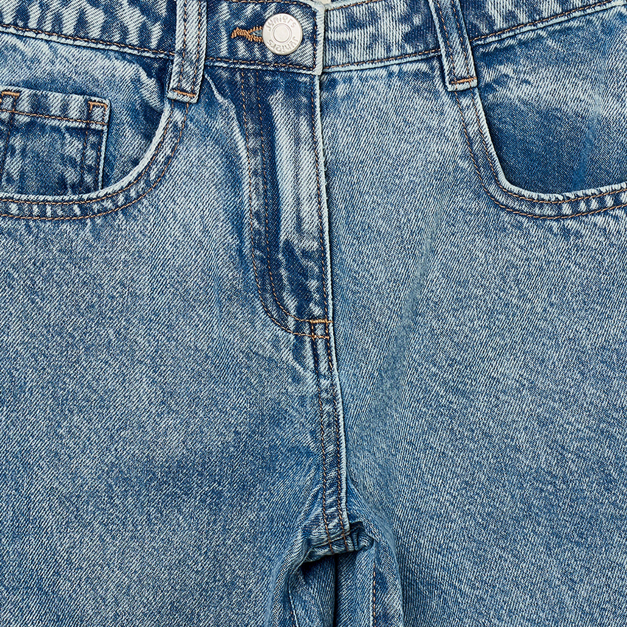 Juniors Wide Leg Jeans with Embellished Detail-baby-girls-clothing-bottoms-jeans-image-4