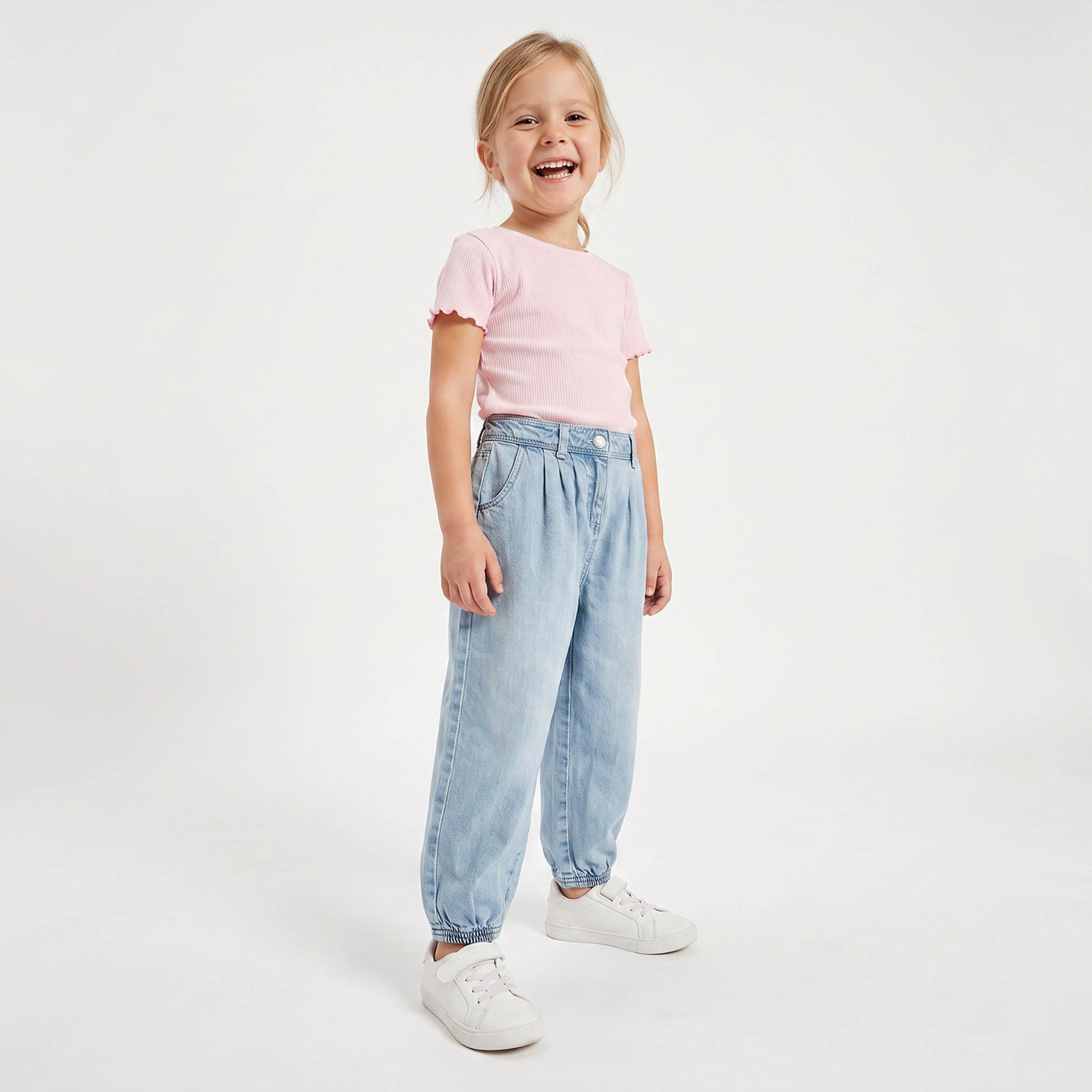 Juniors Jeans with Elastic Hem-girls-clothing-bottoms-jeansandjeggings-image-2