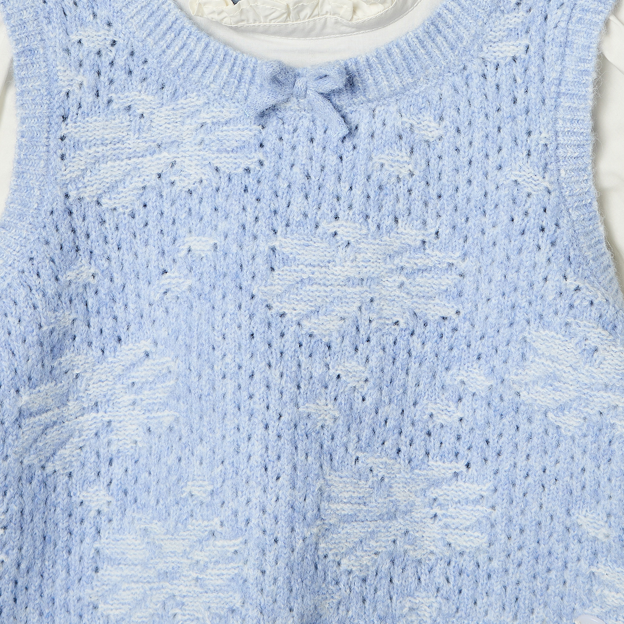 كنزة تووفر بأكمام طويلة وياقة عالية من إليجو-girls-clothing-blousesandshirts-image-4