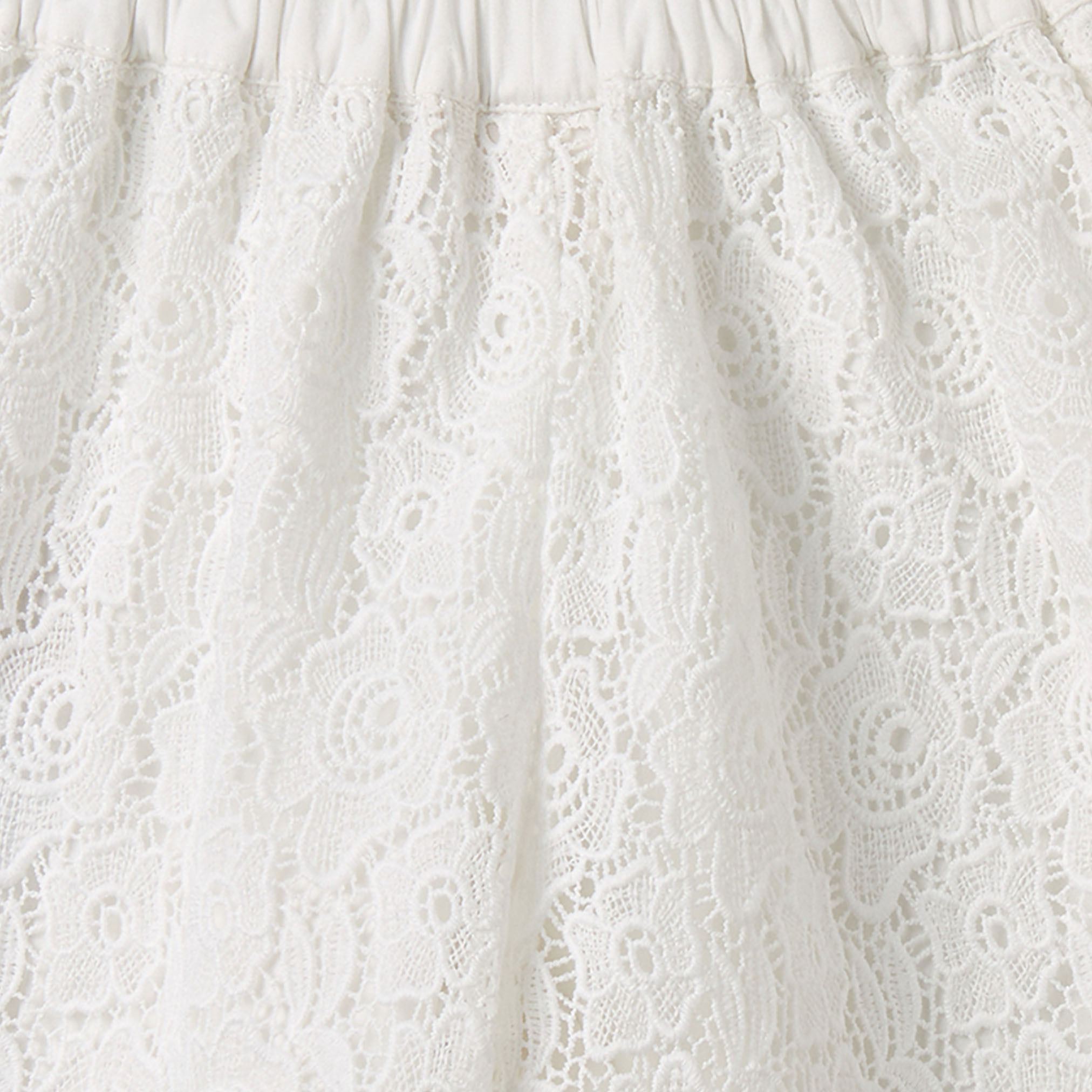 بنطال واسع الساق بتطريز دانتيل وخصر مطاطي من إليجو-girls-clothing-bottoms-trousers-image-4