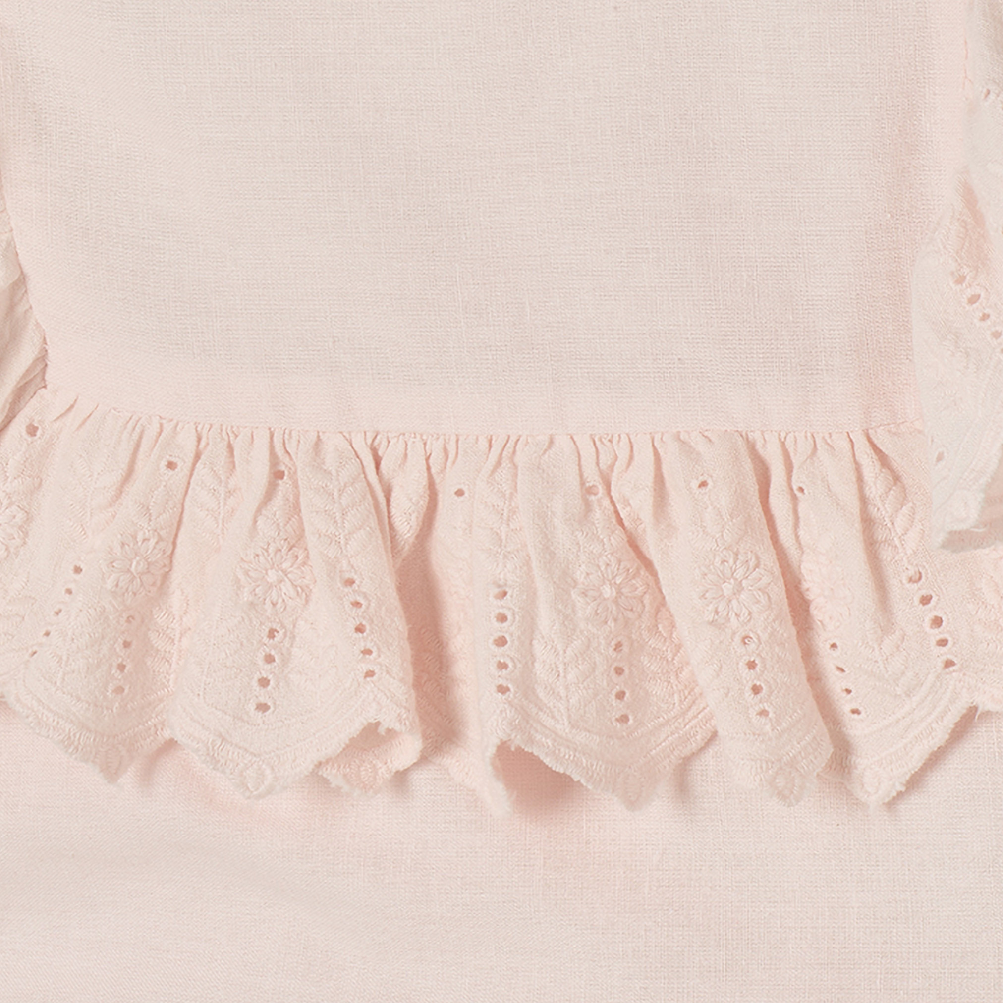 Eligo Round Neck Cap Sleeves Knee Length Tiered Dress with Ruffles-girls-clothing-dressesandjumpsuits-image-3