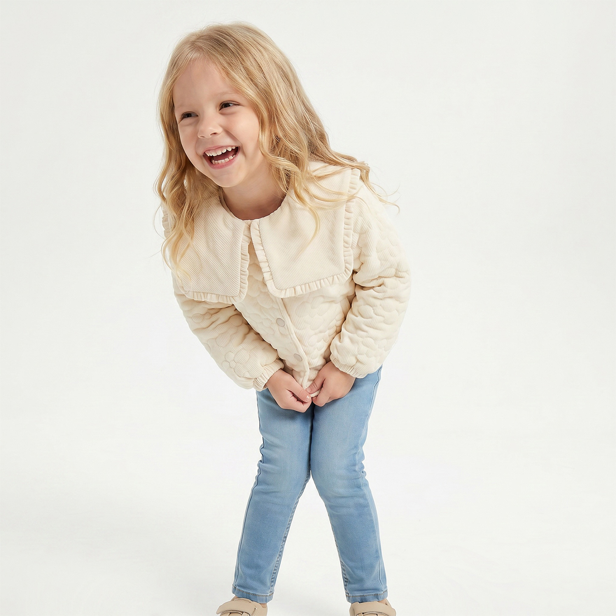 جاكيت مبطن بطبعة زهور وإغلاق بأزرار من إيليجو-baby-girls-clothing-winterwear-jacketsandcoats-image-5