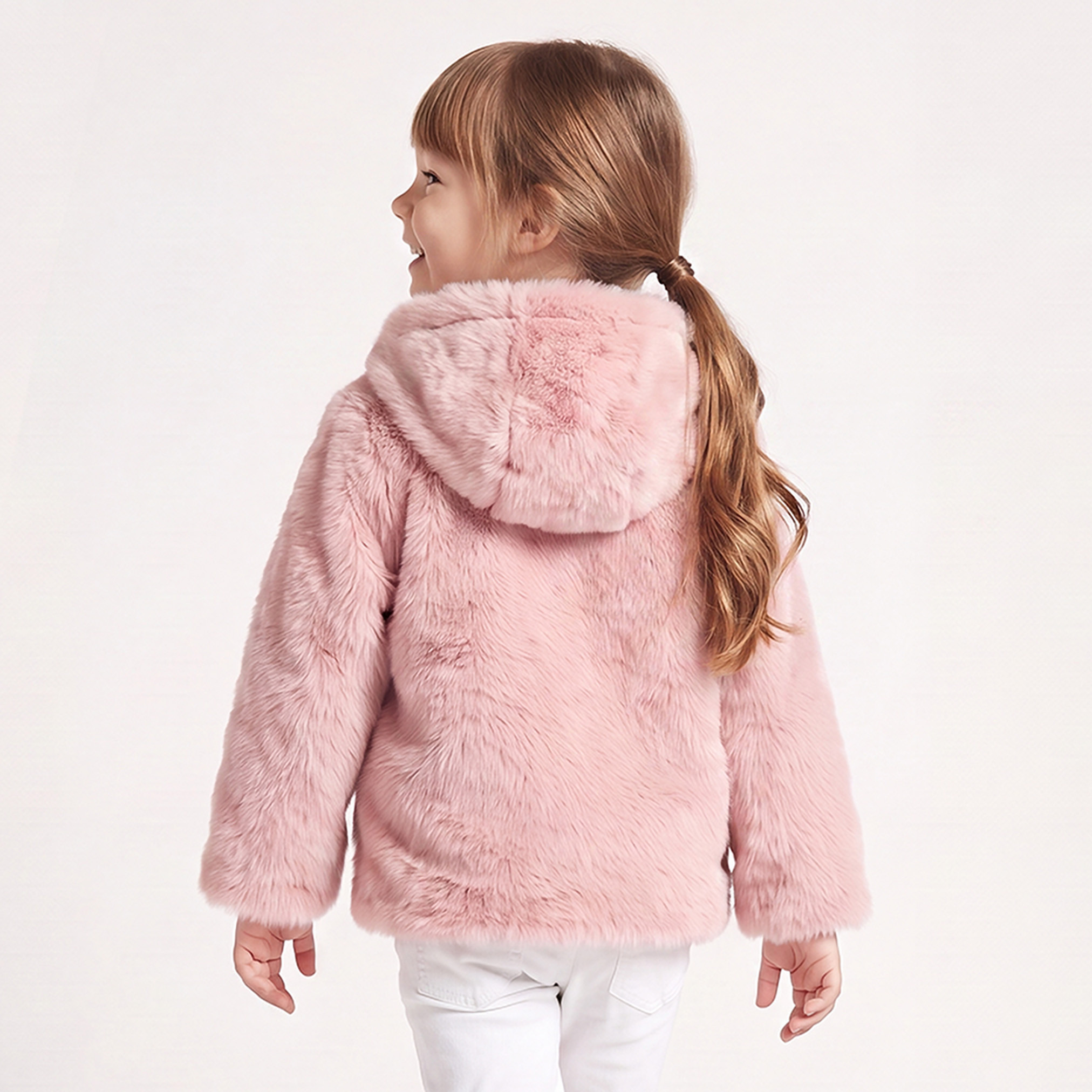 جاكيت من الفرو الصناعي بقبعة وسحاب إغلاق من إليجو-baby-girls-clothing-jacketsandcoats-image-3