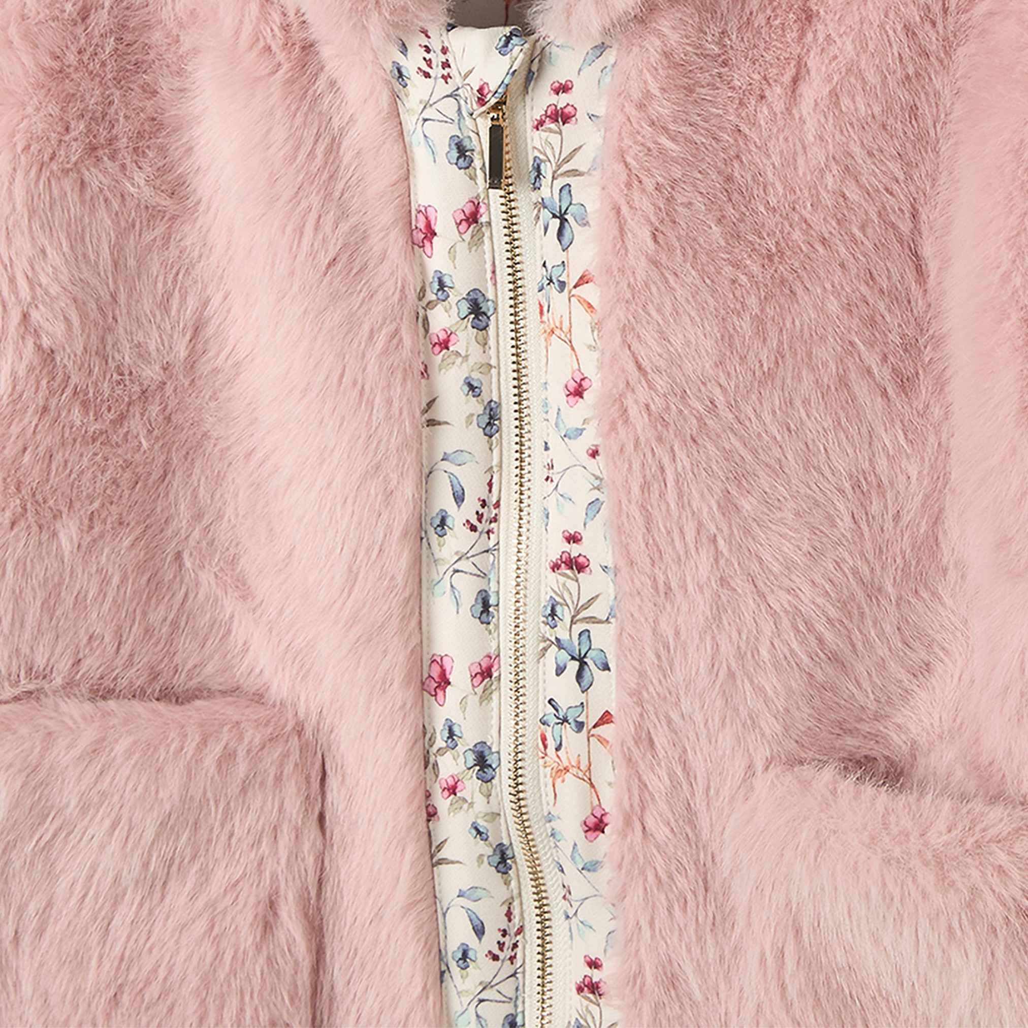 جاكيت من الفرو الصناعي بقبعة وسحاب إغلاق من إليجو-baby-girls-clothing-jacketsandcoats-image-4