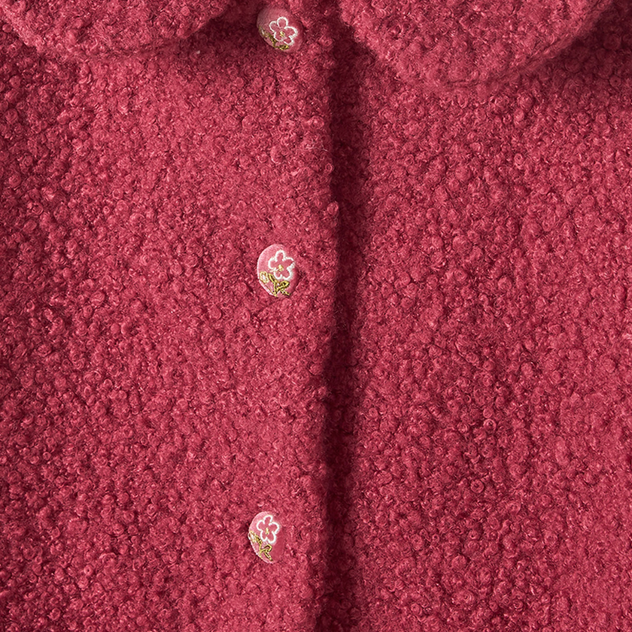 جاكيت بورج بارز الملمس بياقة بيتر بان من إليجو-baby-girls-clothing-winterwear-jacketsandcoats-image-4
