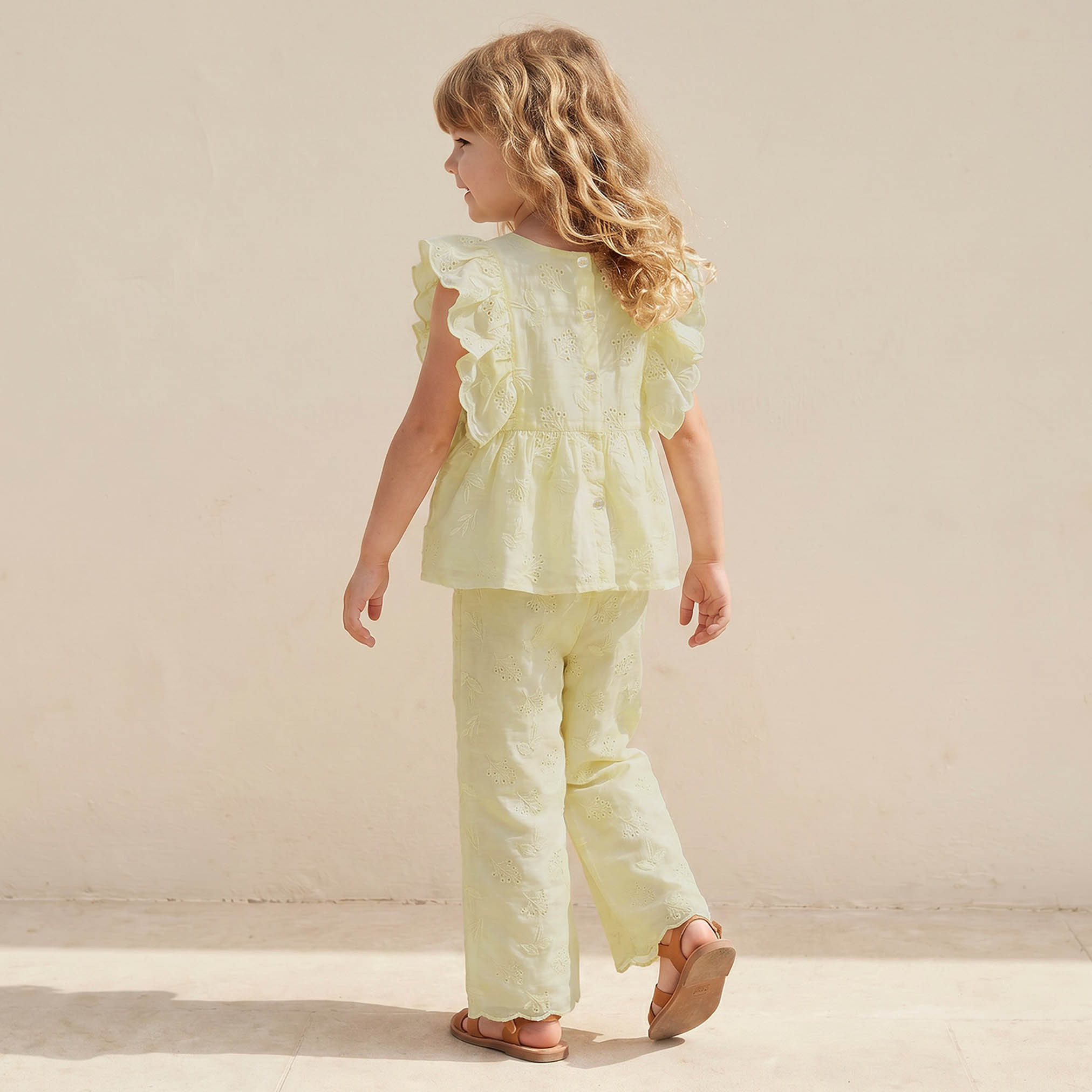 Eligo Round Neck Sleeveless Top and Pants Set with Floral Embroidery-baby-girls-clothing-setsandcoords-image-4