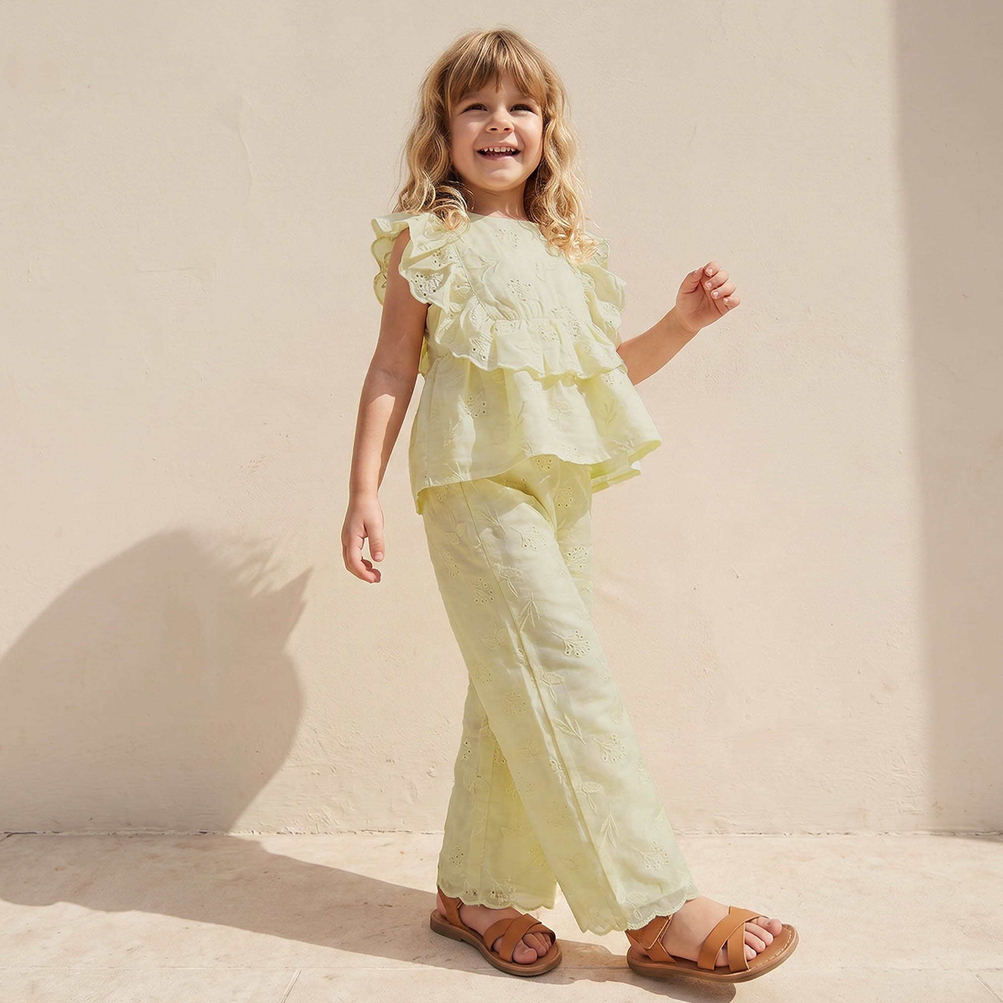 Eligo Round Neck Sleeveless Top and Pants Set with Floral Embroidery-baby-girls-clothing-setsandcoords-image-6