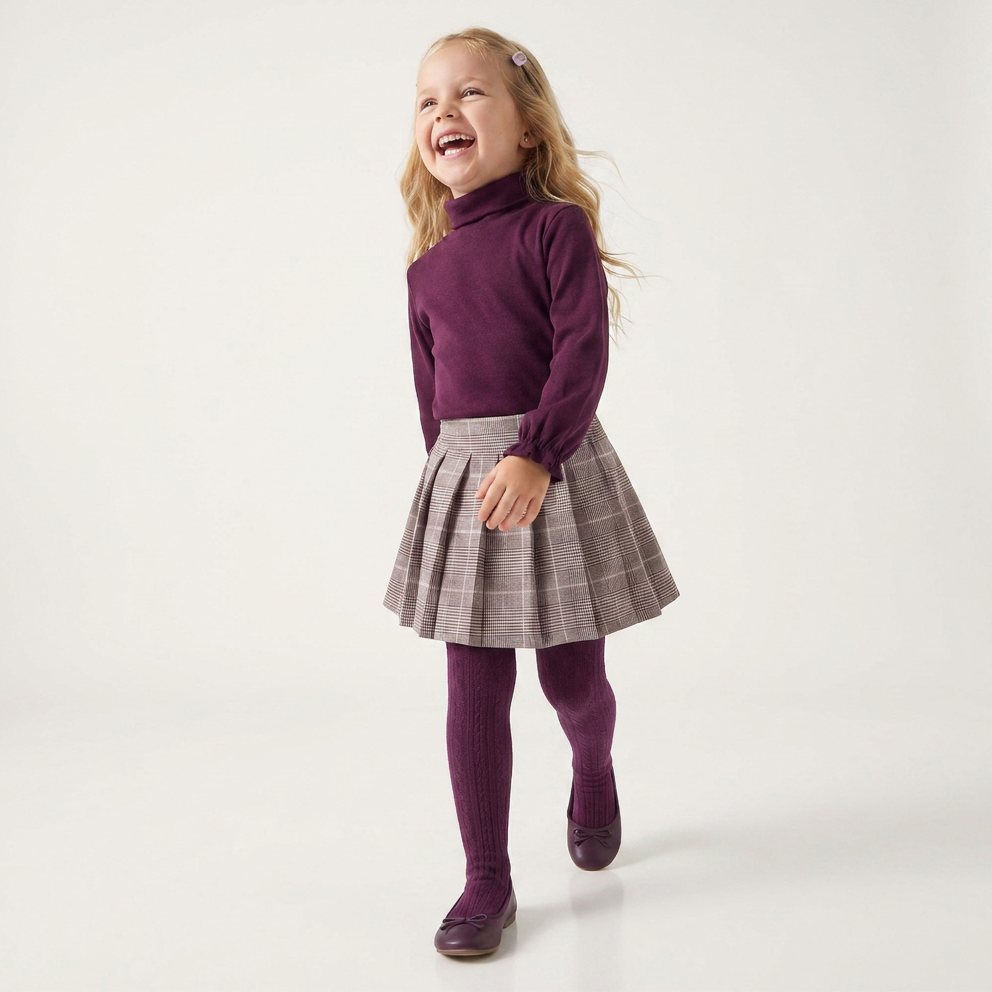 Turtle Neck Long Sleeves Jumper and Skirt Set with Waistcoat-baby-girls-clothing-setsandcoords-image-6
