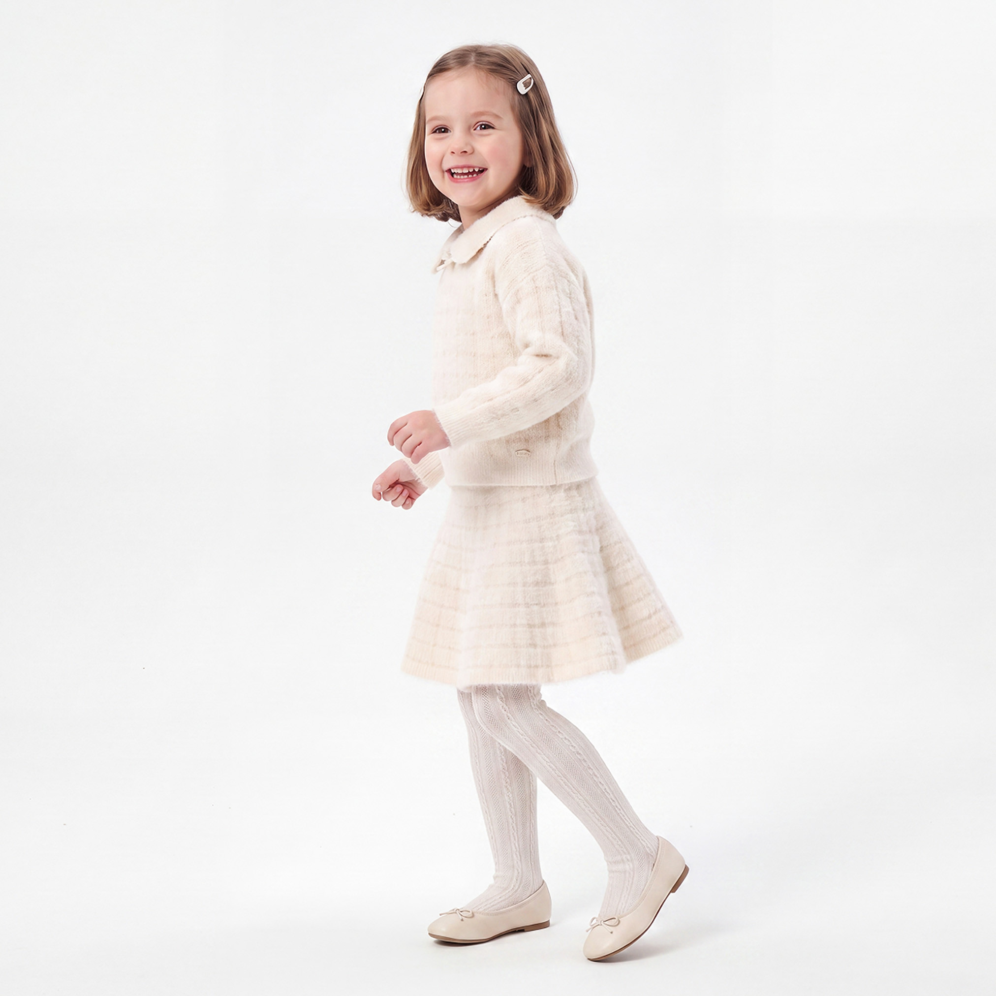 Eligo Collared Long Sleeves Top and Skirt Set with Tights-baby-girls-clothing-setsandcoords-image-5