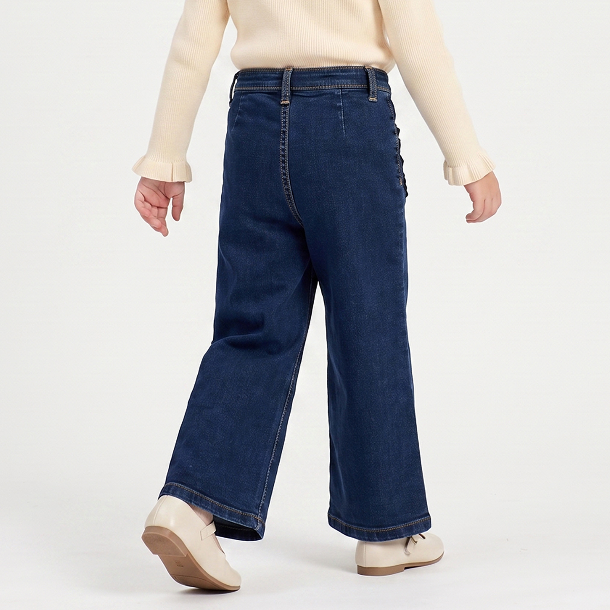 بنطلون جينز بجيوب كشكش من جونيورز-baby-girls-clothing-bottoms-jeans-image-2