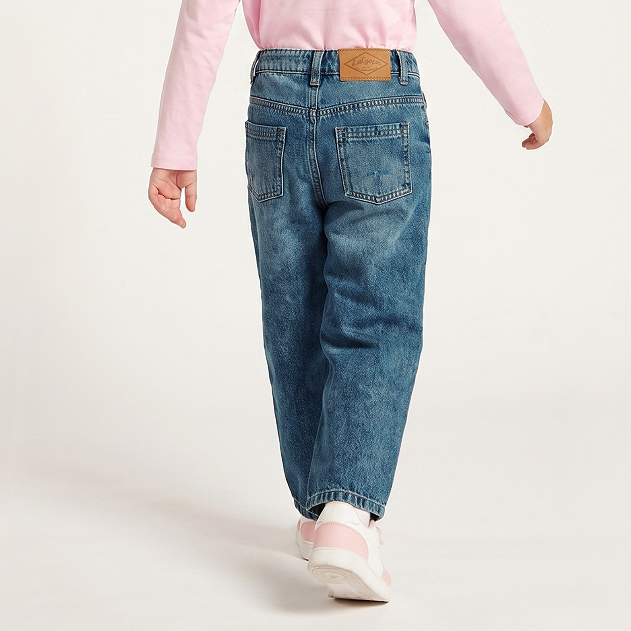 بنطلون جينز بقصة مام من لي كوبر-baby-girls-clothing-bottoms-jeans-image-3