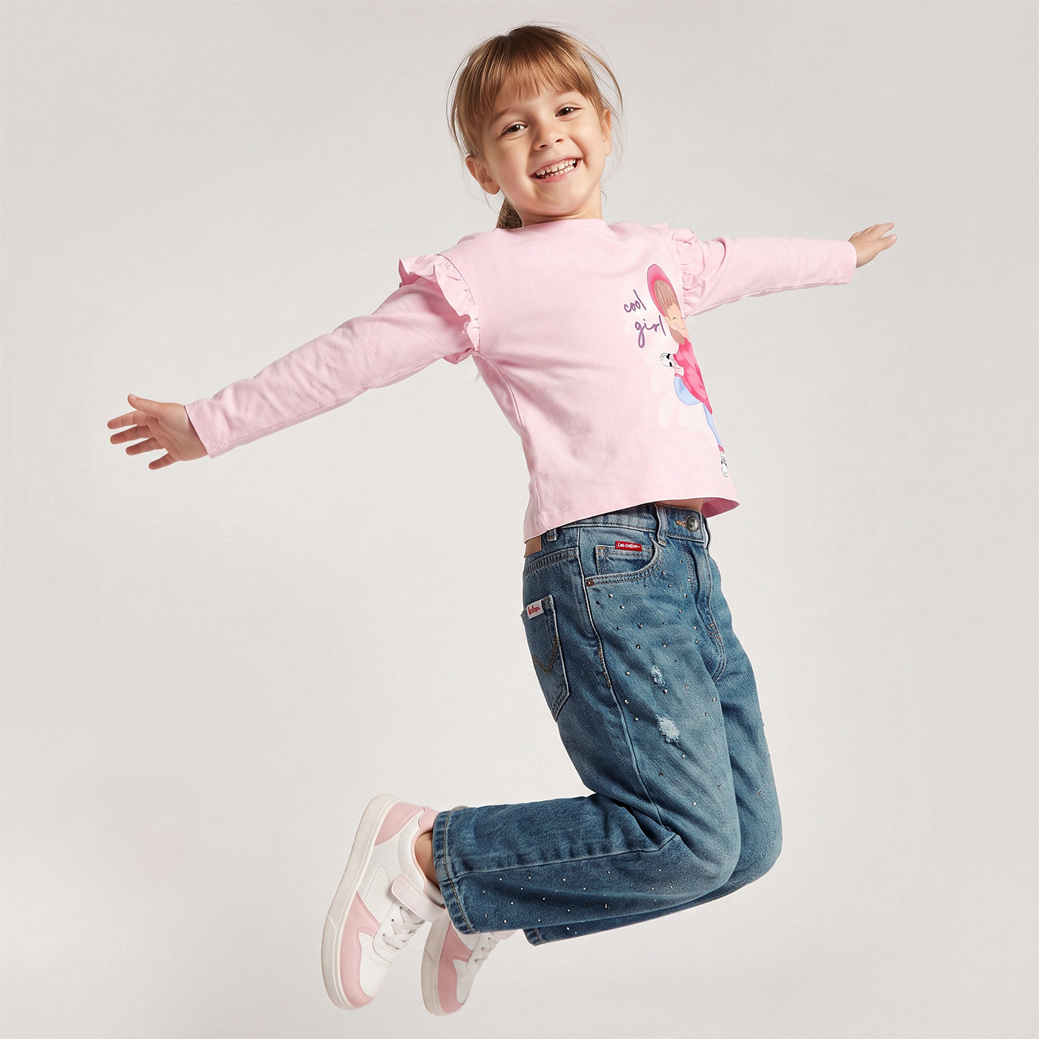 بنطلون جينز بقصة مام من لي كوبر-baby-girls-clothing-bottoms-jeans-image-5