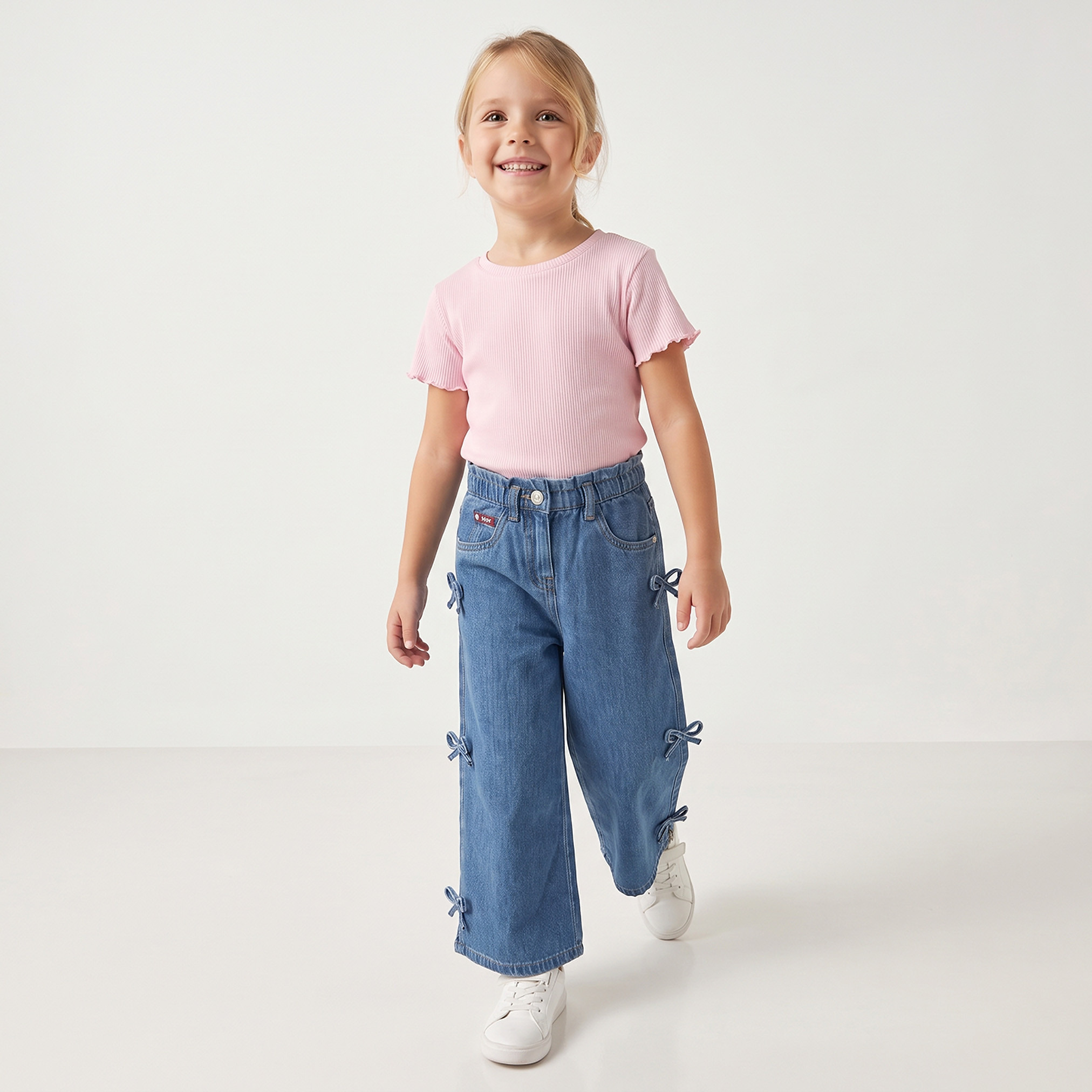 Lee Cooper Jeans with Bow Accent-girls-clothing-bottoms-jeansandjeggings-image-2