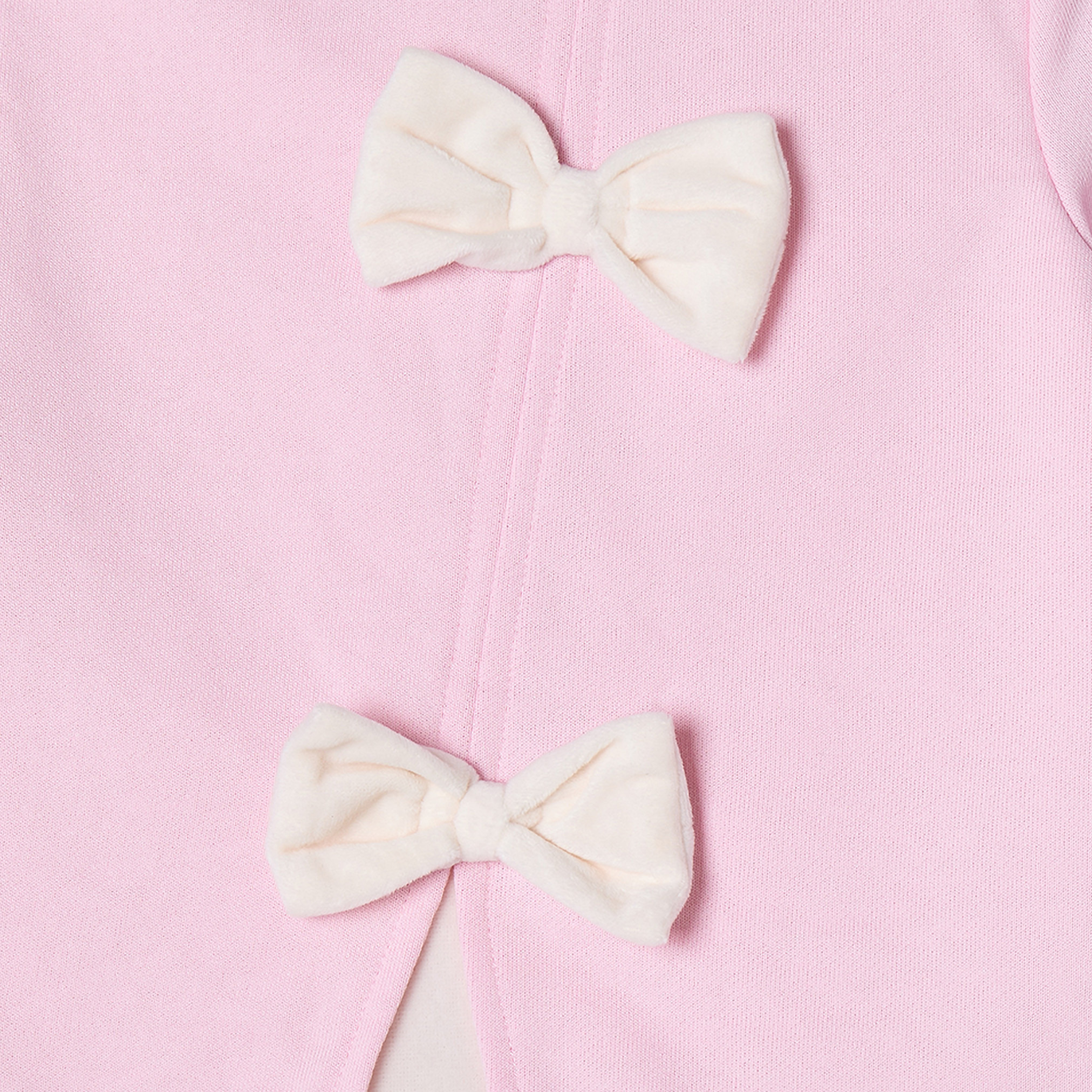 Sanrio Round Neck Long Sleeves Knee Length Dress with Hello Kitty Print-girls-clothing-dressesandjumpsuits-image-3