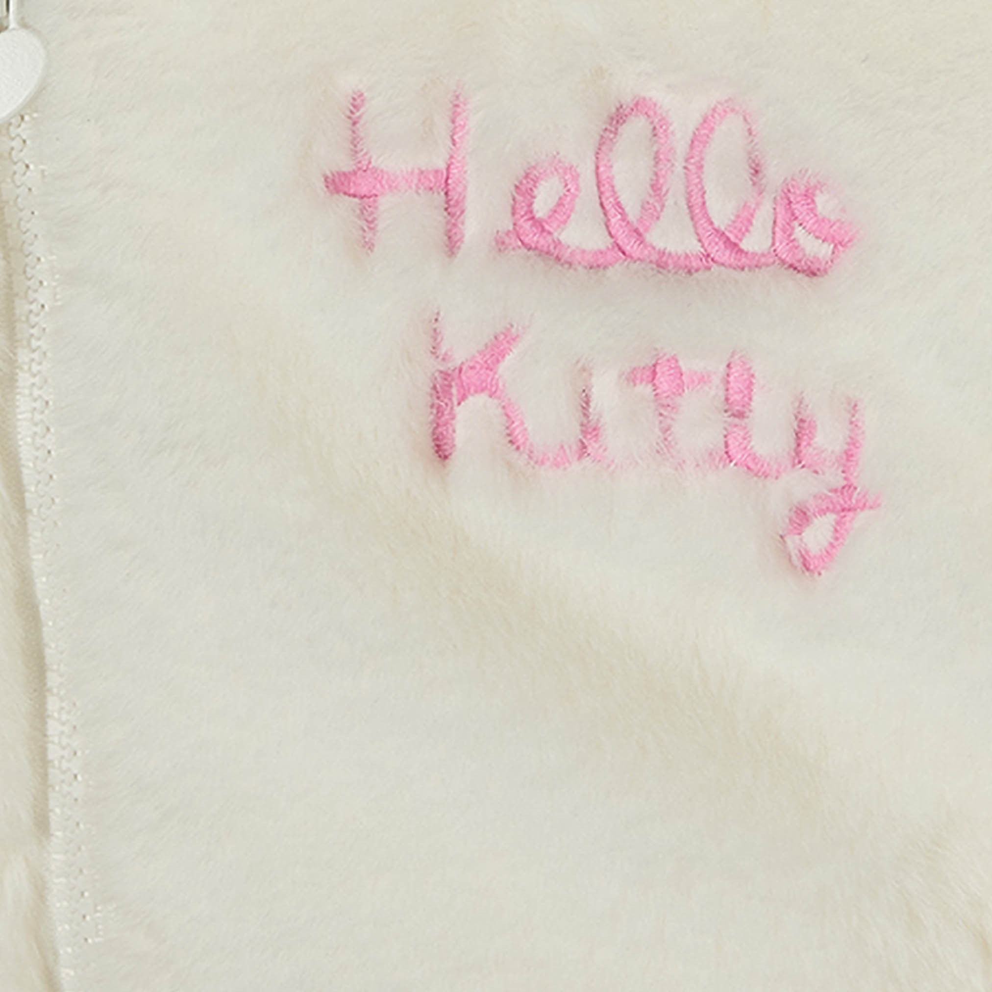 Sanrio Hooded Long Sleeves Jacket with Hello Kitty Embroidery-baby-girls-clothing-winterwear-jacketsandcoats-image-4