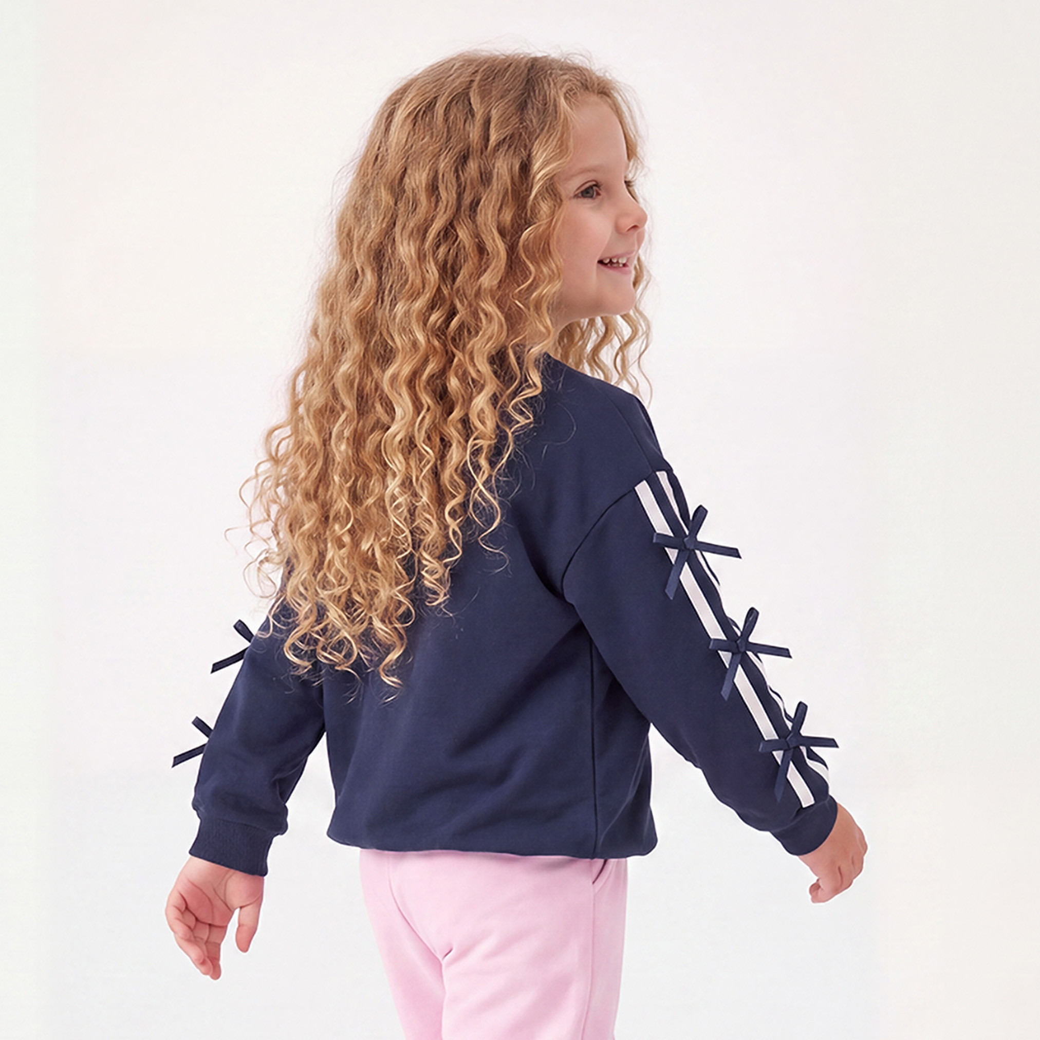 Sanrio My Melody Print Sweatshirt with Bow Detail-girls-clothing-sweatshirts-image-2