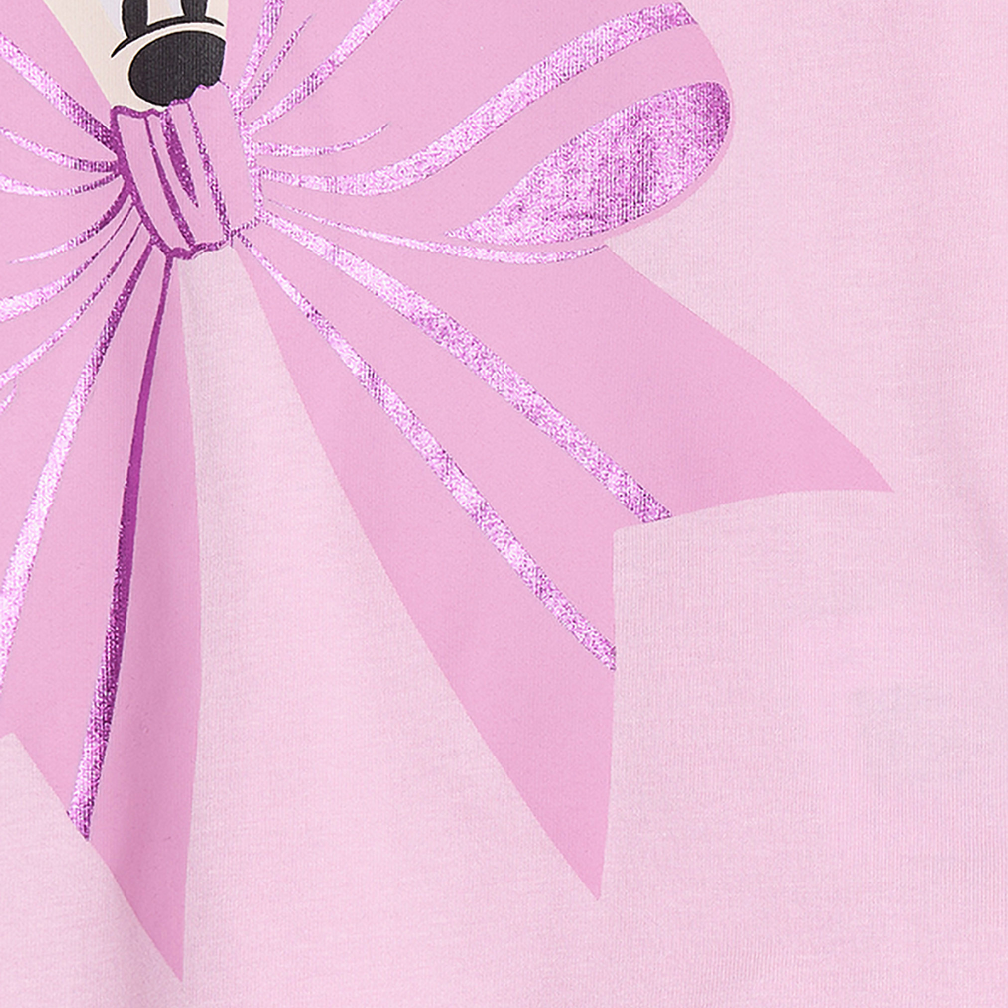 تيشيرت بياقة ضيقة وأكمام طويلة بطبعات ميني ماوس من ديزني - عبوة من قطعتين-girls-clothing-tshirts-image-7