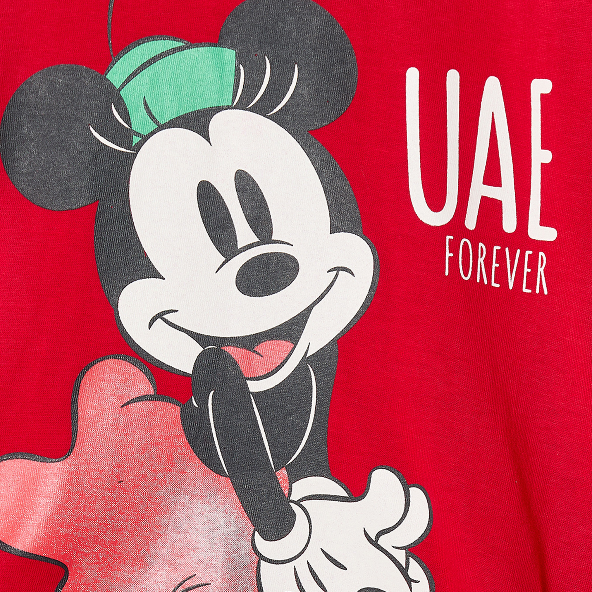تيشيرت بياقة ضيقة وأكمام طويلة وطبعات ميني ماوس من ديزني-girls-clothing-tshirts-image-4
