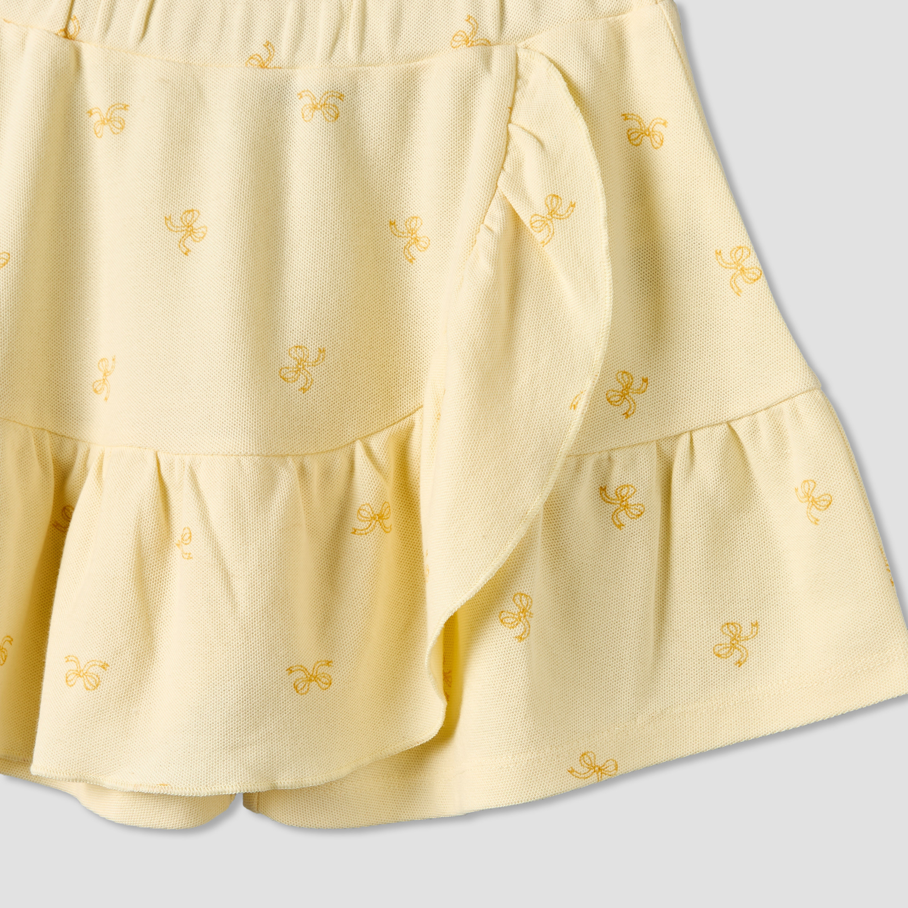 Disney Collared Short Sleeves T-shirt and Skorts Set with Minnie Mouse Applique-baby-girls-clothing-setsandcoords-image-8