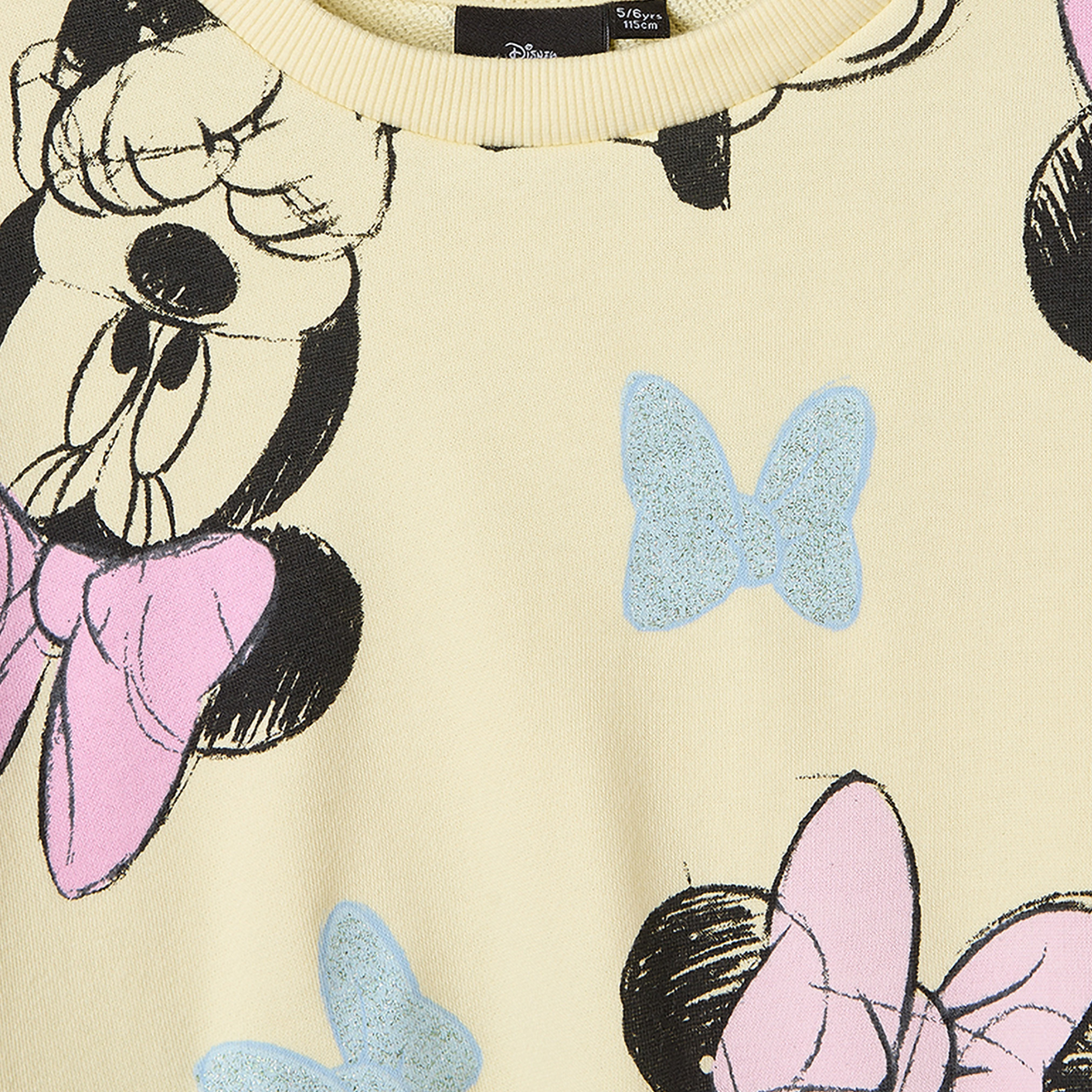 Disney Crew Neck Long Sleeves Sweatshirt and Joggers Set with Minnie Mouse Print-baby-girls-clothing-setsandcoords-image-6