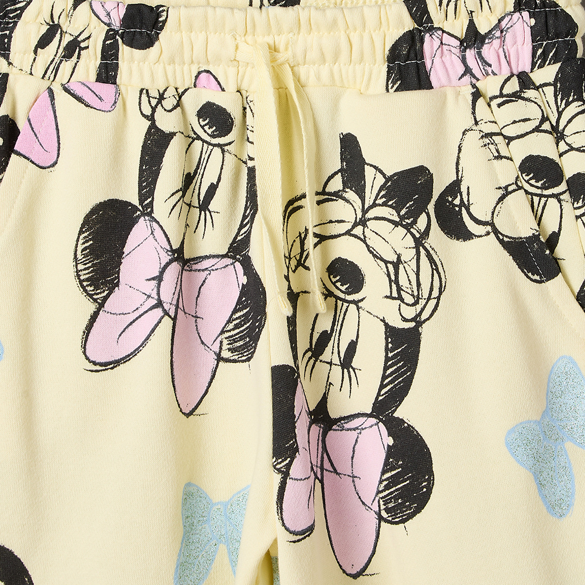 Disney Crew Neck Long Sleeves Sweatshirt and Joggers Set with Minnie Mouse Print-baby-girls-clothing-setsandcoords-image-7