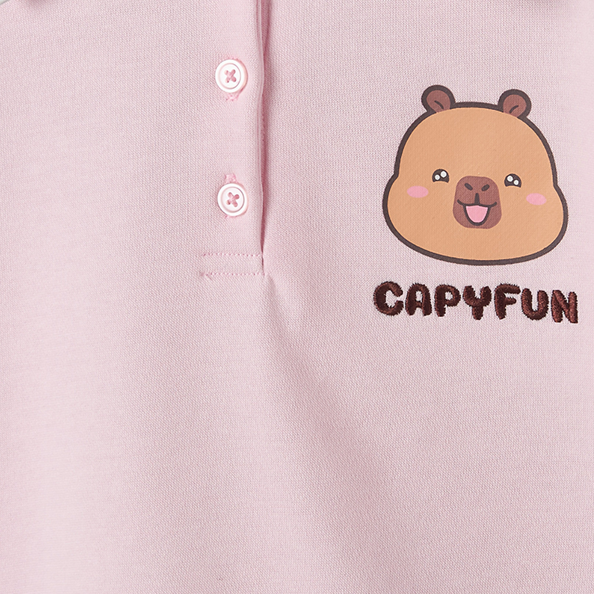 CapyFun Printed Sweatshirt with Ruffle Detail-girls-clothing-sweatshirts-image-4