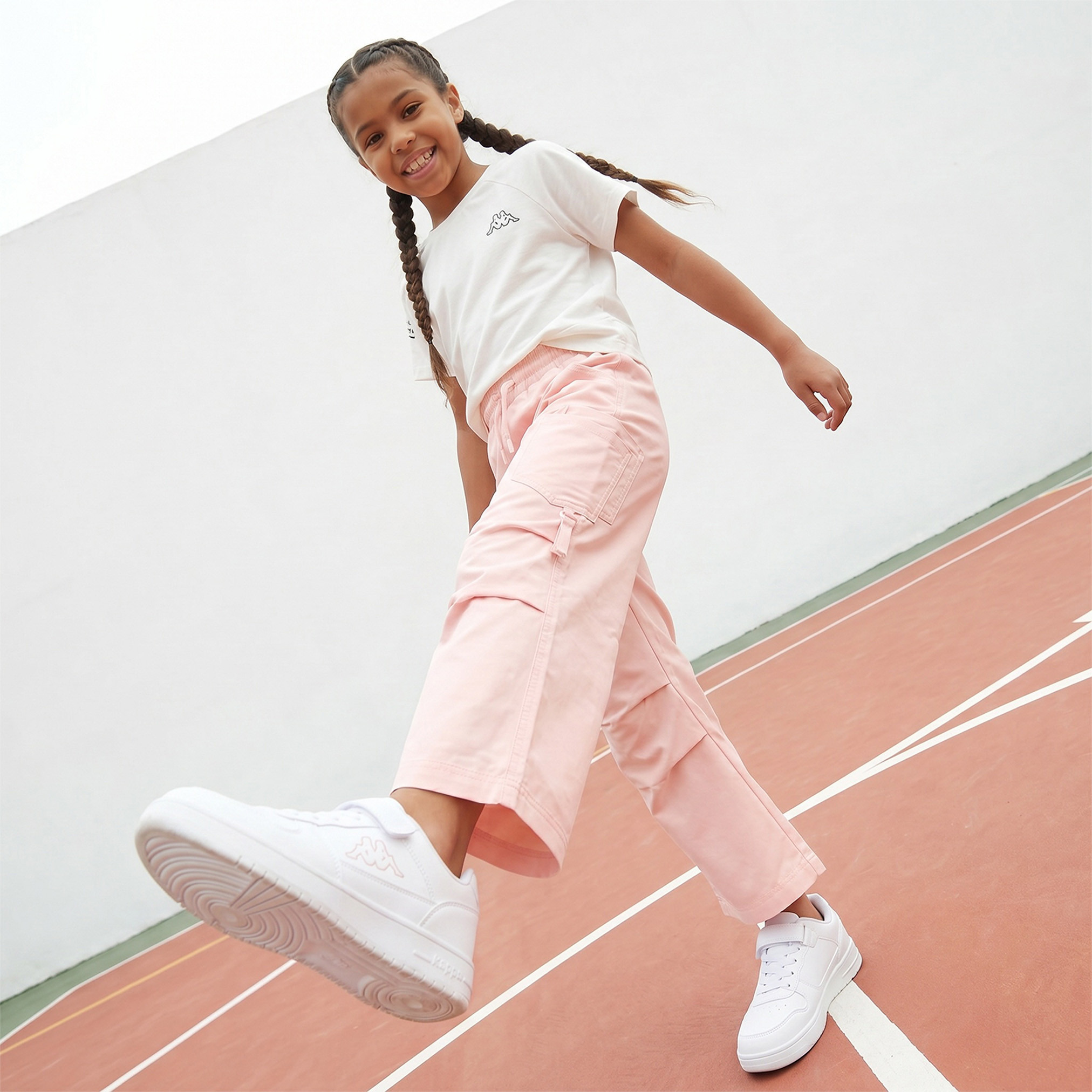 Kappa Trousers with Pockets-Drawstring Waist-girls-clothing-bottoms-trousers-image-5