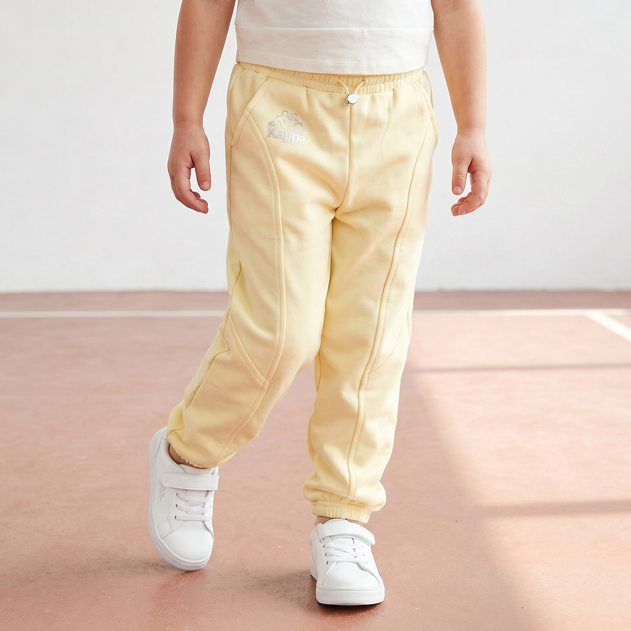 بنطلون رياضي بخصر مطاطي برباط وجيوب من كابا-baby-girls-clothing-bottoms-joggersandtrackpants-image-1