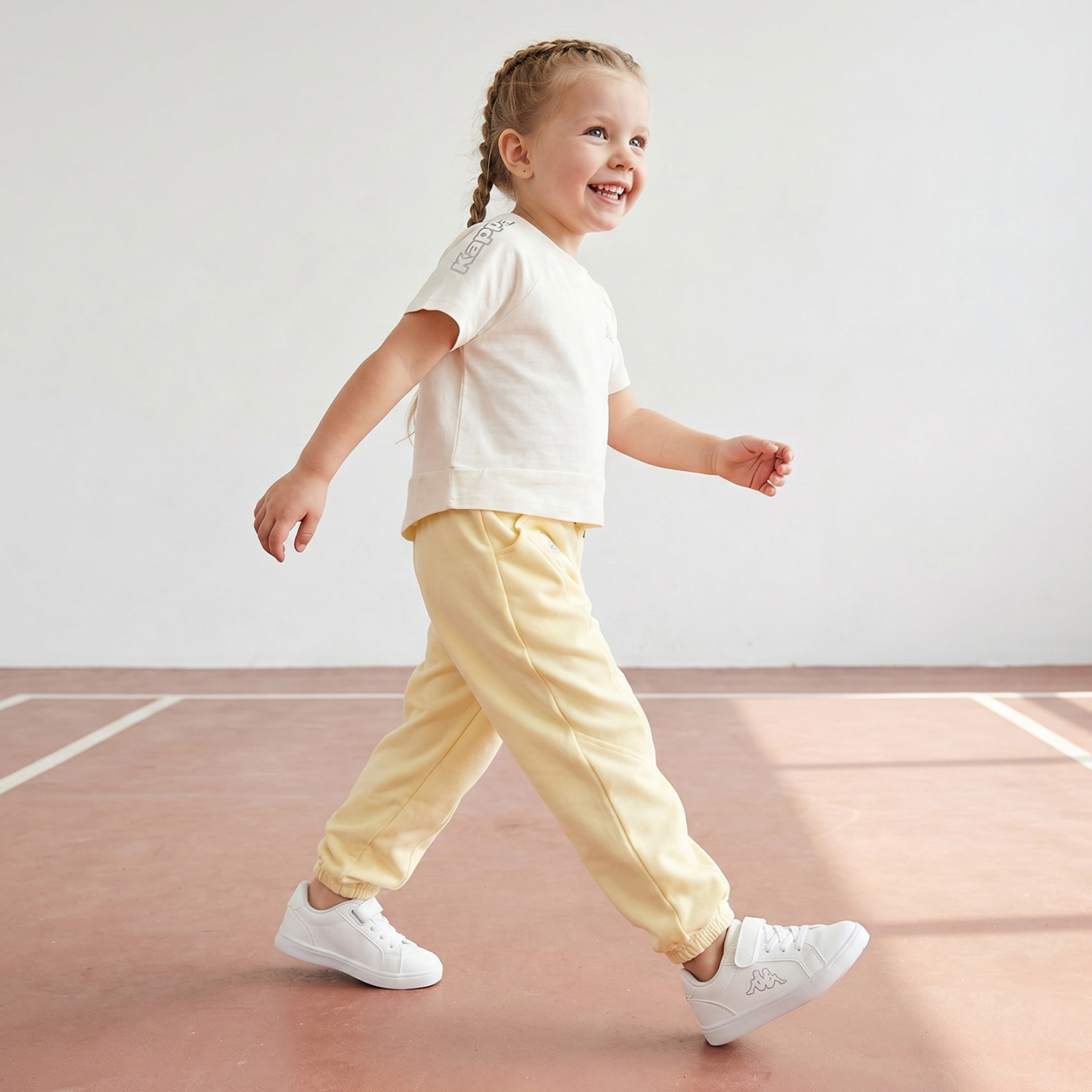 بنطلون رياضي بخصر مطاطي برباط وجيوب من كابا-baby-girls-clothing-bottoms-joggersandtrackpants-image-2
