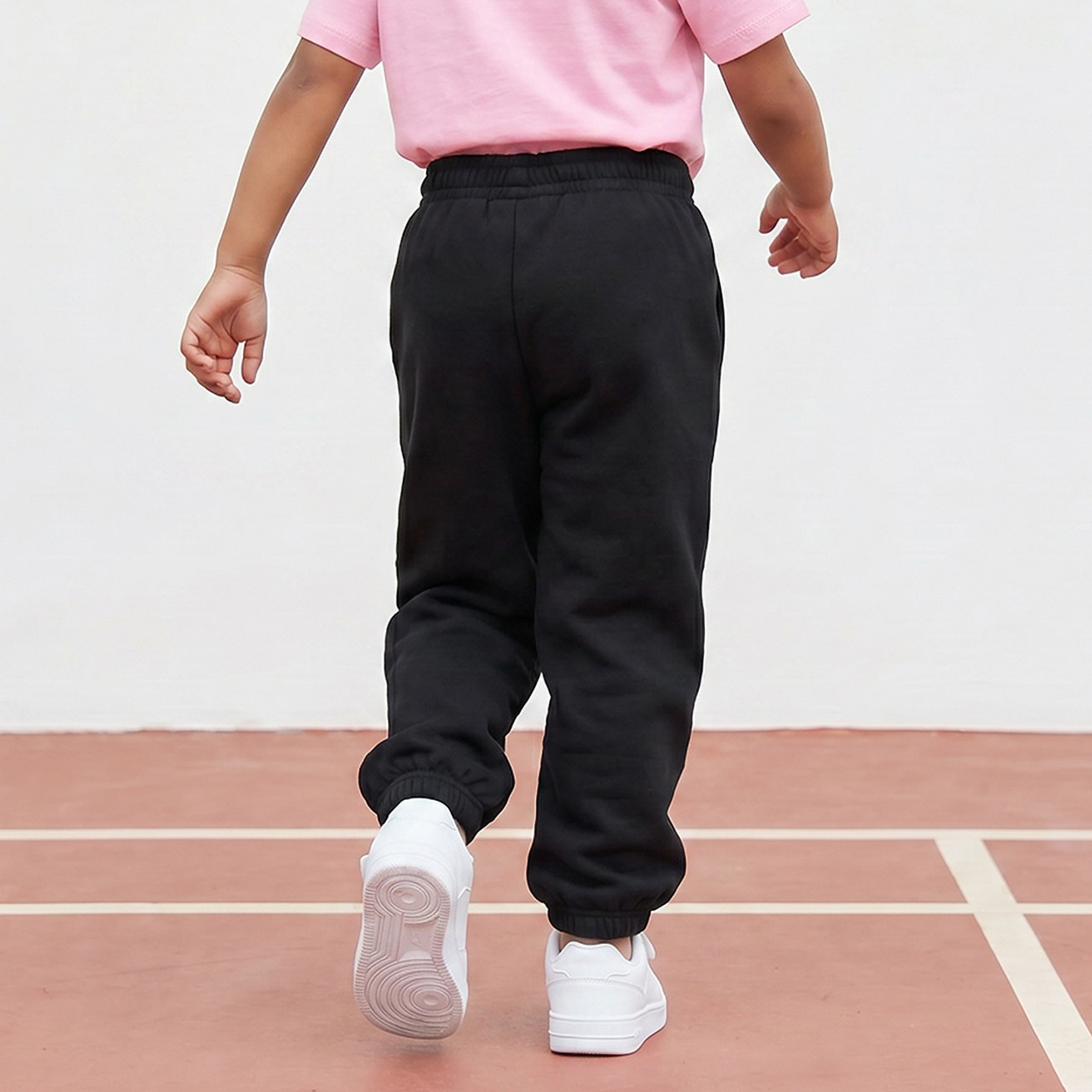 Kappa Elasticated Waist Joggers with Logo Print-baby-girls-clothing-bottoms-joggersandtrackpants-image-3