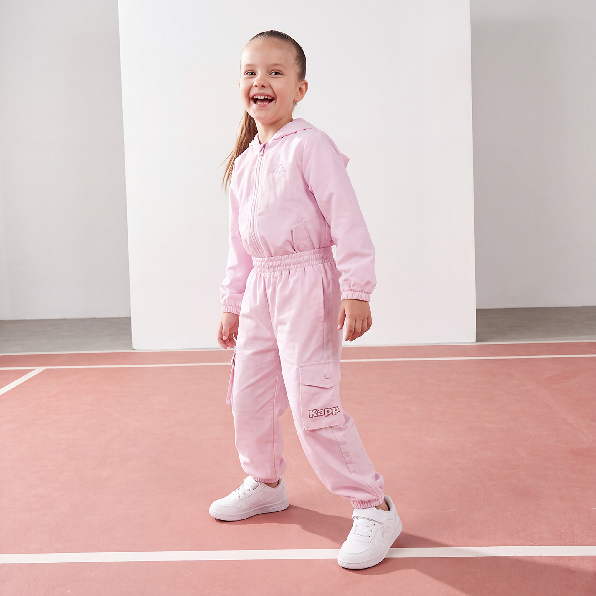 بنطلون بقصة عادية وجيوب وخصر برباط من كابا-girls-clothing-bottoms-trousers-image-2