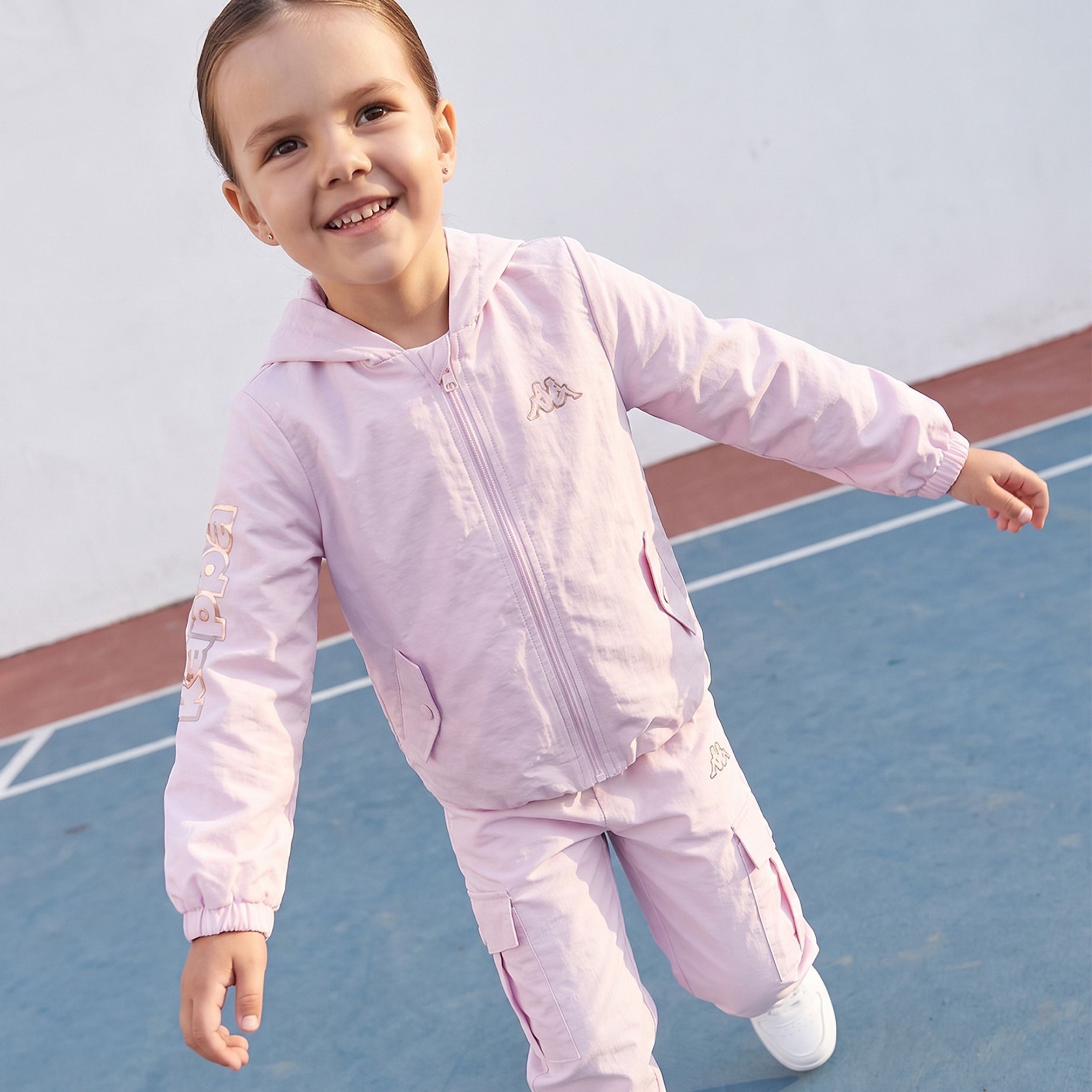 هودي بسحاب وأكمام طويلة من كابا-girls-clothing-sweatshirts-image-1