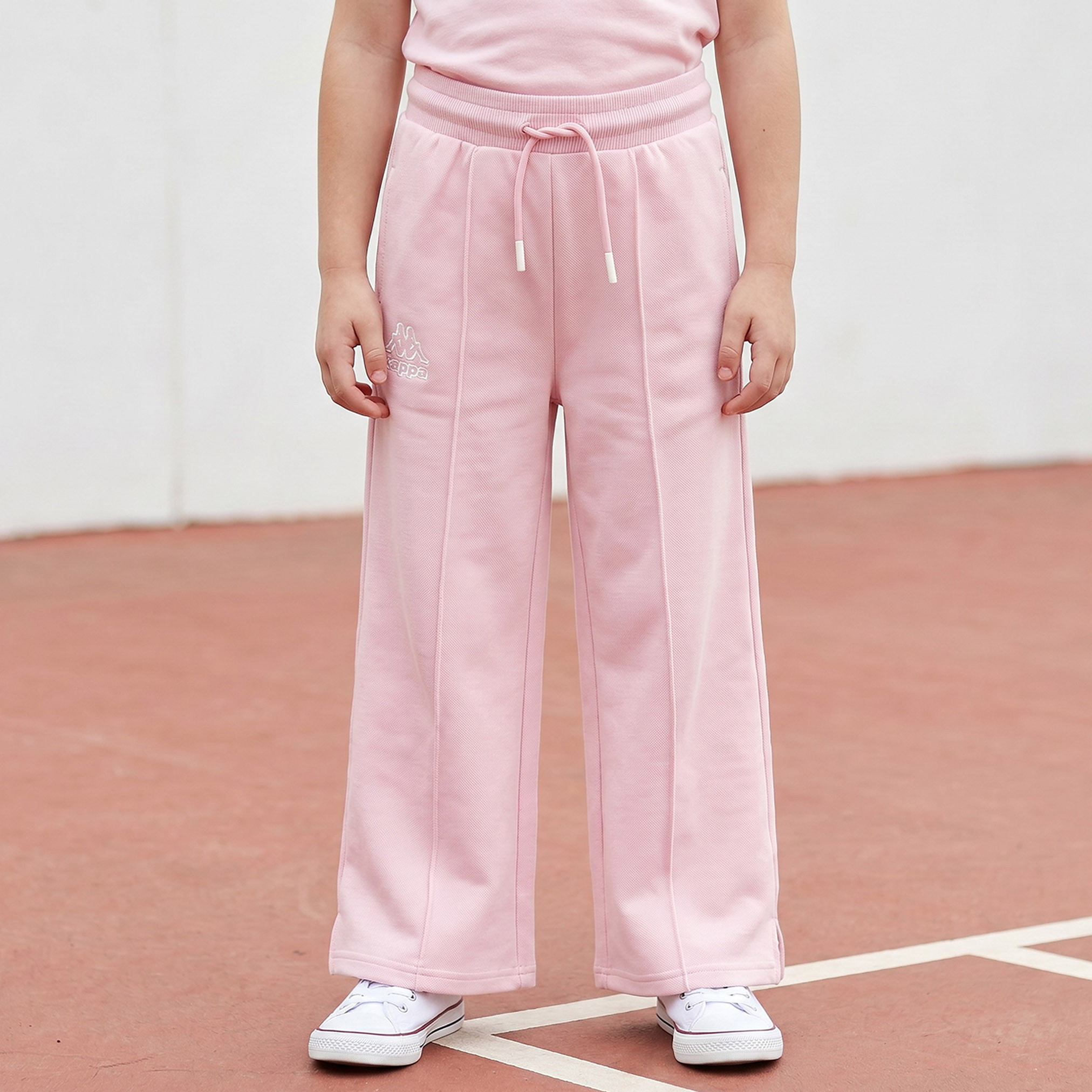 Kappa Hooded Long Sleeves Sweatshirt and Track Pants Set with Panelled Design-baby-girls-clothing-setsandcoords-image-3