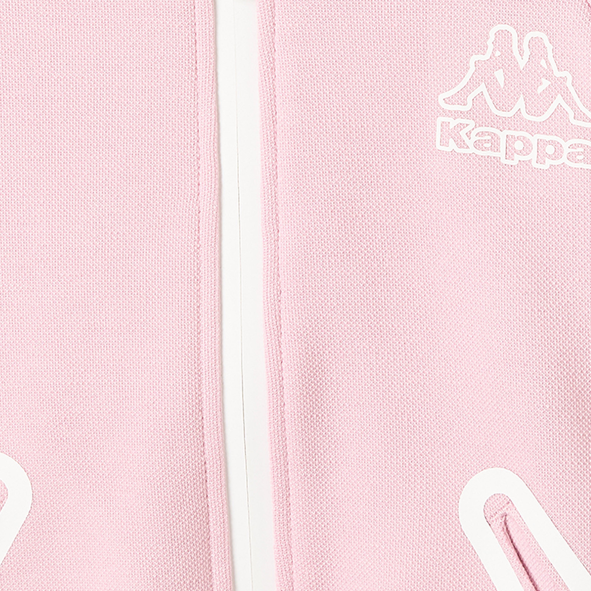 Kappa Hooded Long Sleeves Sweatshirt and Track Pants Set with Panelled Design-baby-girls-clothing-setsandcoords-image-5